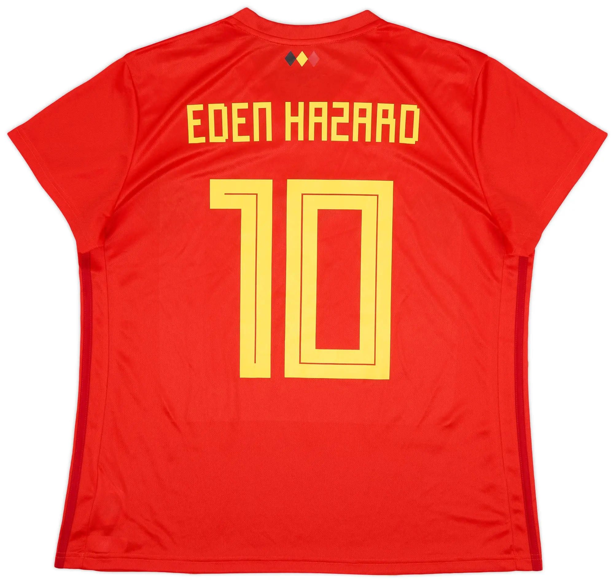 adidas 2018-19 Belgium Home Shirt Eden Hazard #10 (Women's XXL)