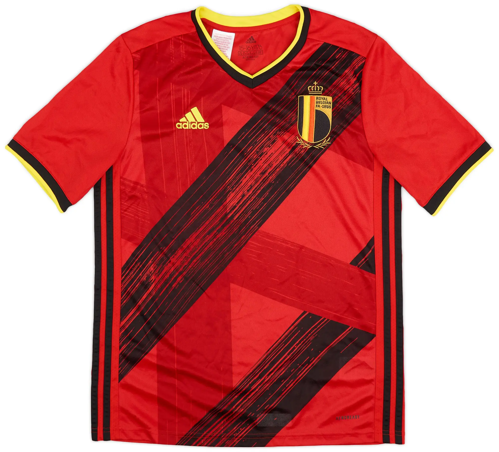 adidas 2020-21 Belgium Home Shirt - 8/10 - (XL.Boys)