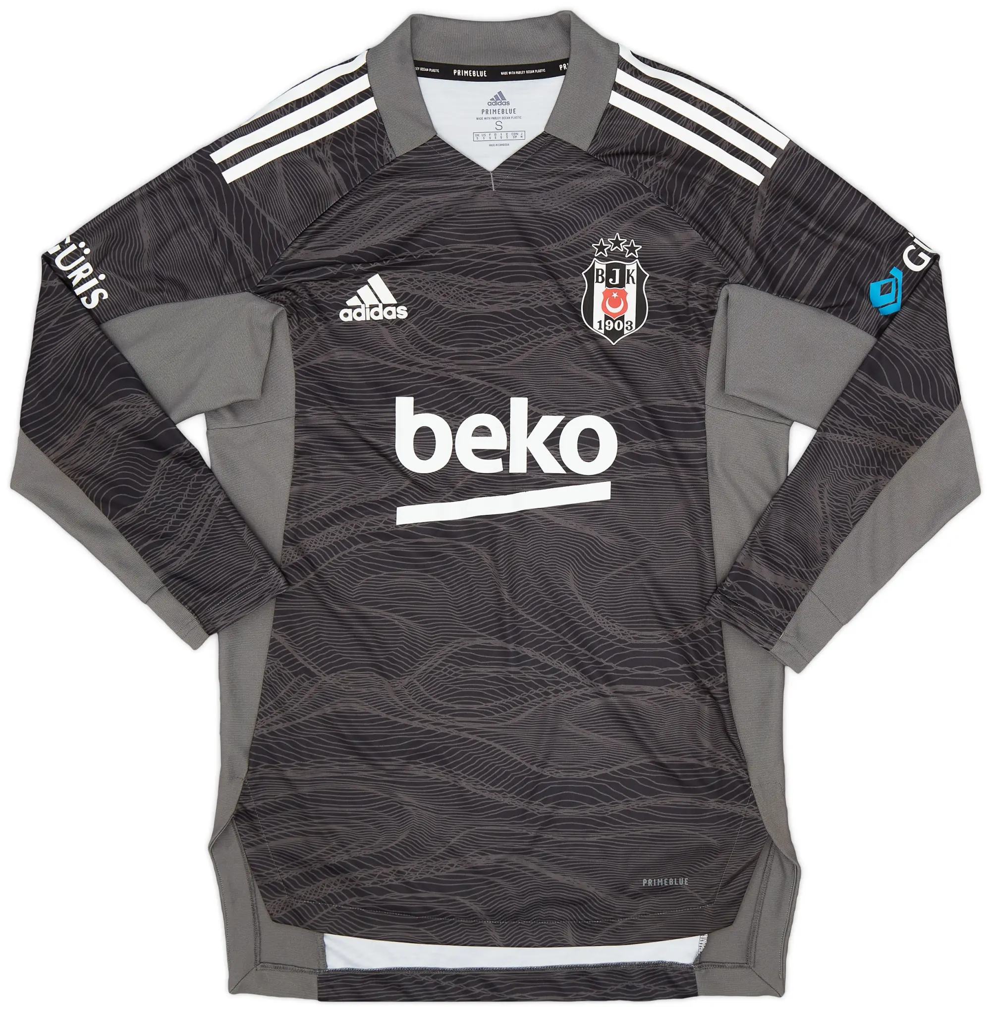 adidas 2021-22 Besiktas GK Shirt - 8/10 - (S)
