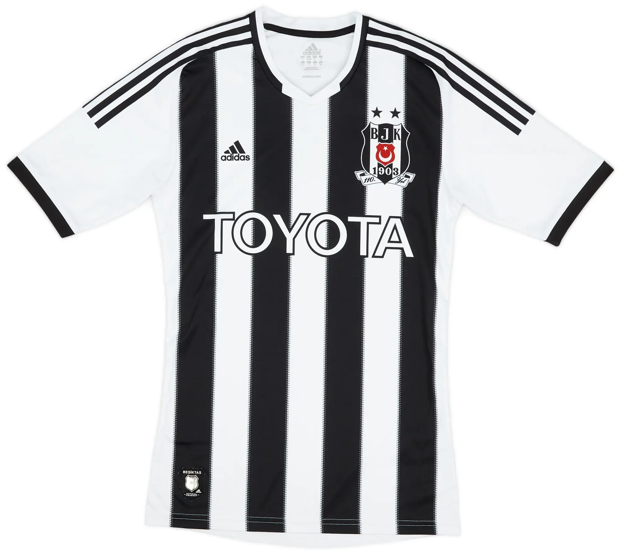 adidas 2013-14 Besiktas Home Shirt - 8/10 - (S)