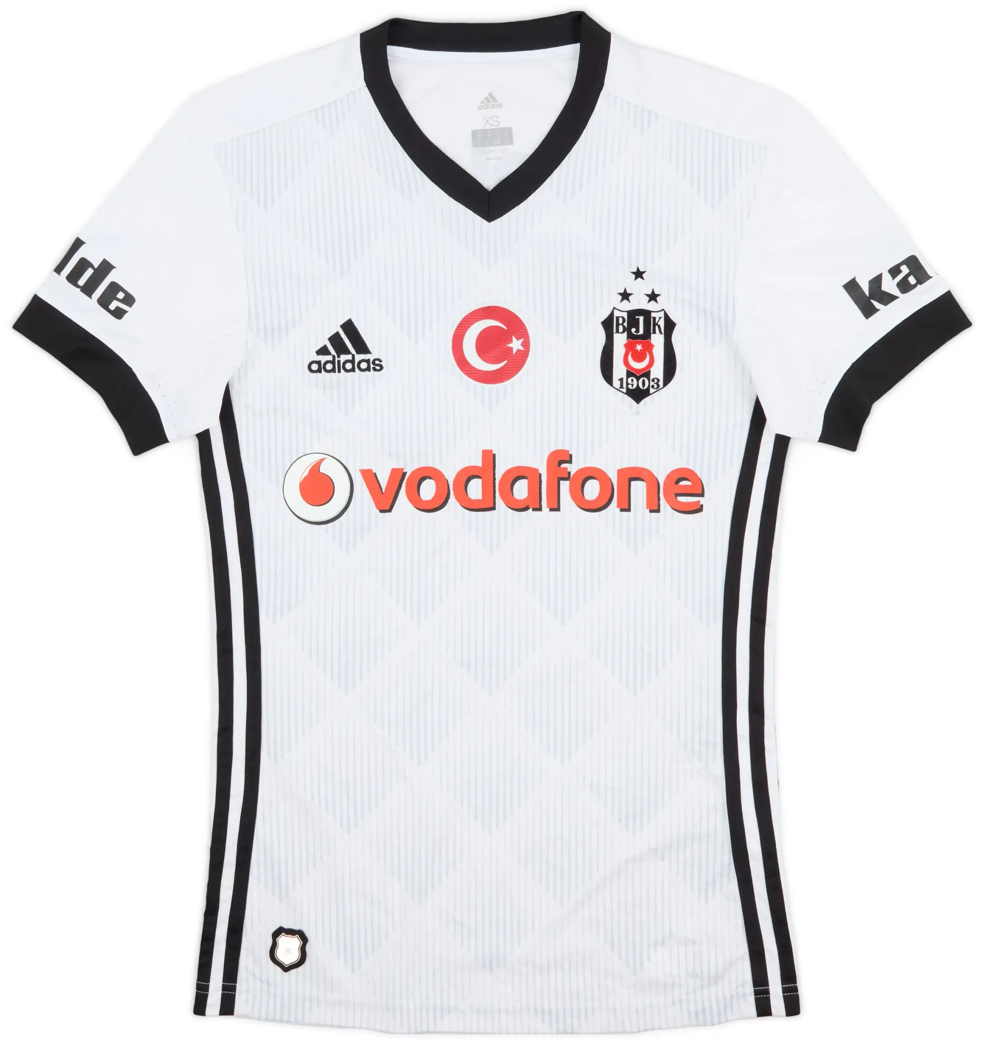 adidas 2017-18 Besiktas Home Shirt - 7/10 - (XS)