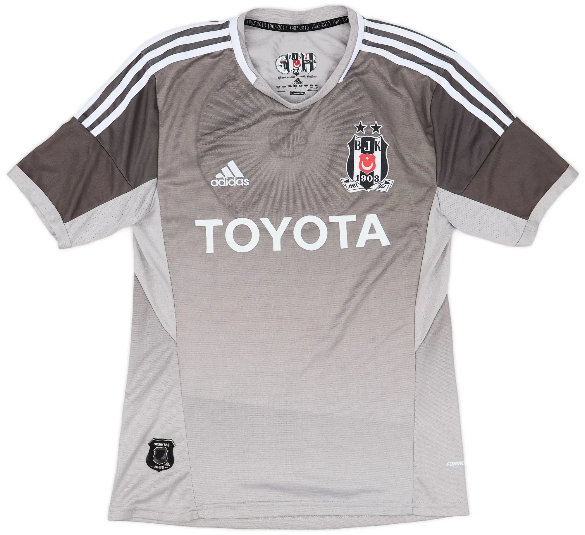 adidas 2013-14 Besiktas '110 yil' Formotion Third Shirt - 8/10 - (L)