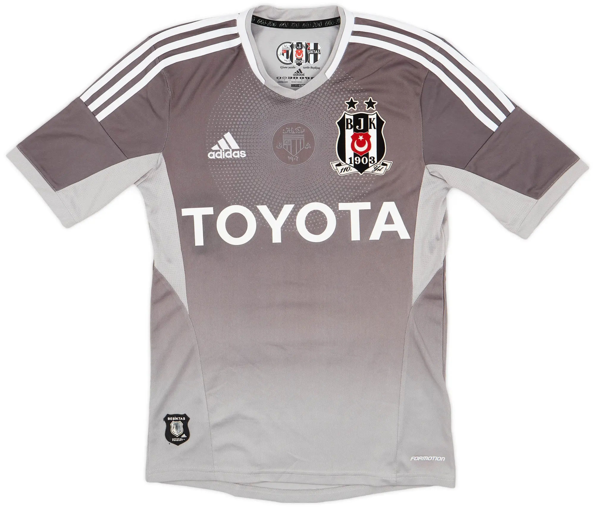 adidas 2013-14 Besiktas '110 yil' Formotion Third Shirt - 8/10 - (S)