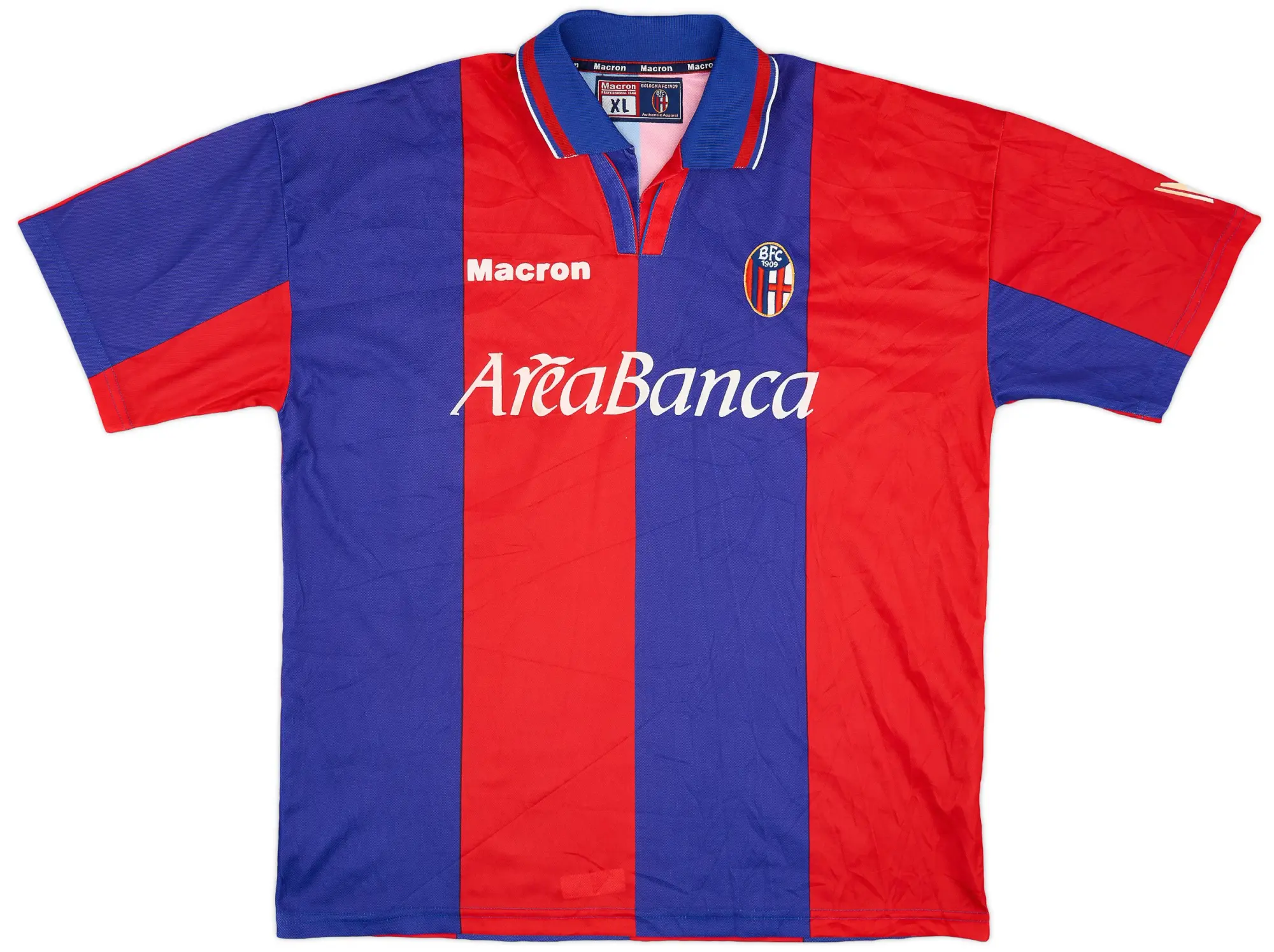 Macron 2001-02 Bologna Home Shirt - 8/10 - (XL)