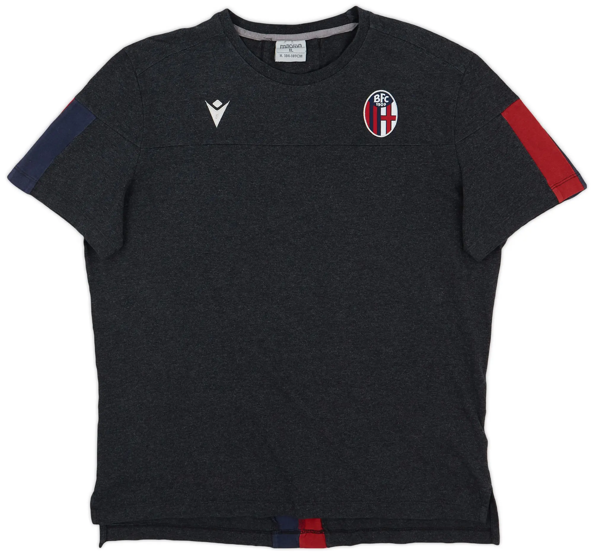 2019-20 Bologna Macron Cotton Tee - 8/10 - (XL)