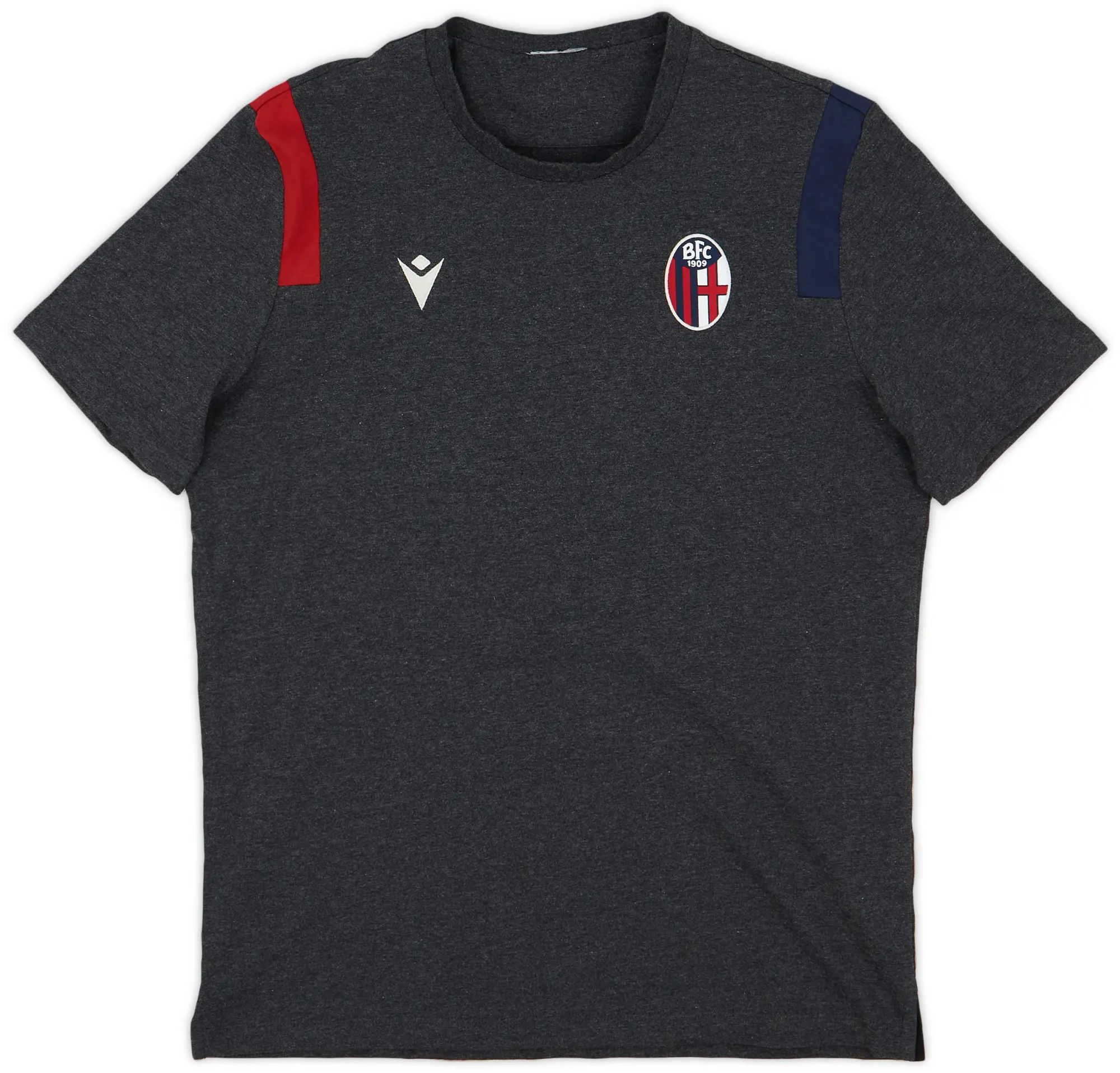 2019-20 Bologna Macron Cotton Tee - 9/10 - (L)