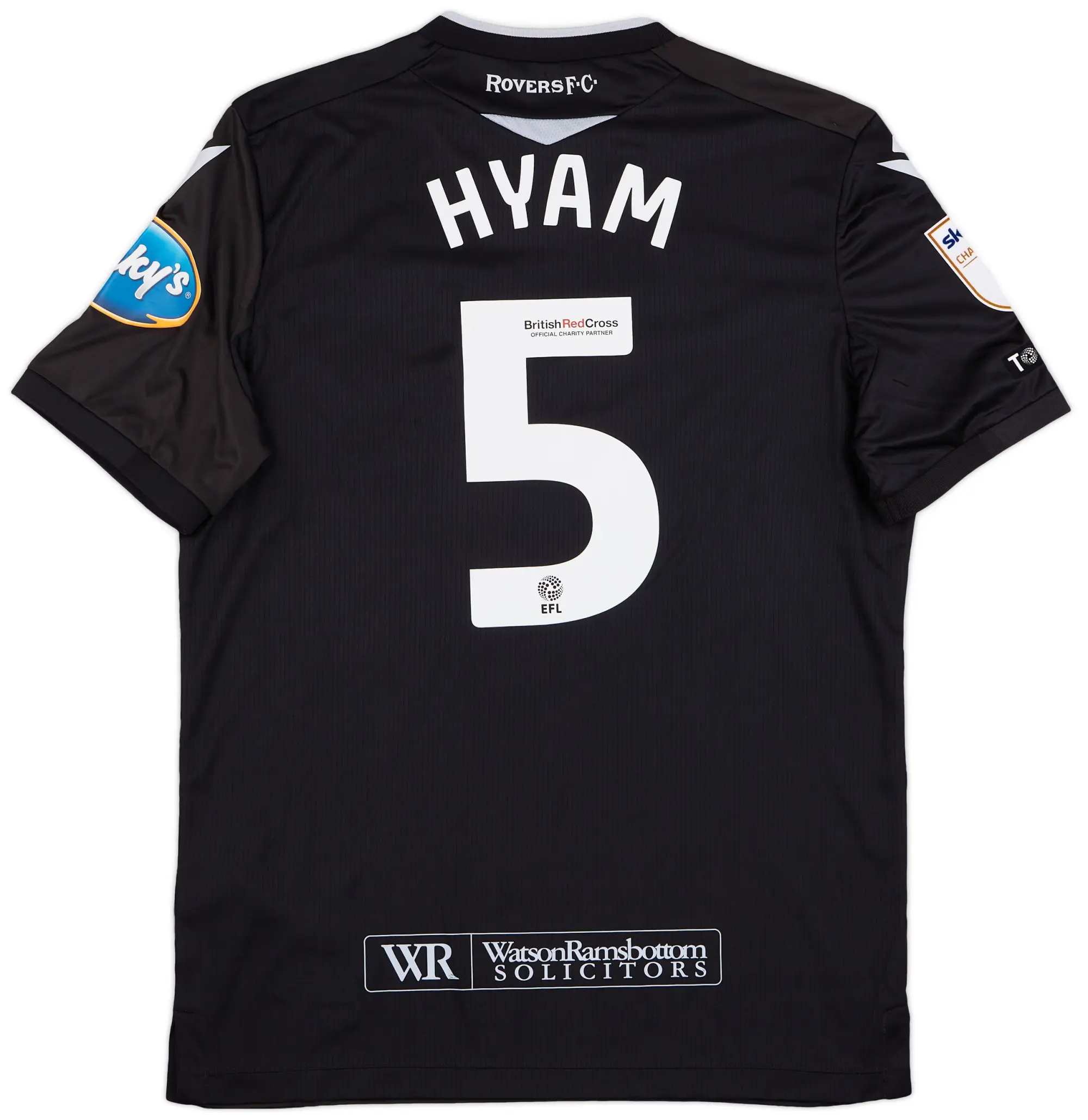 Macron 2023-24 Blackburn Match Issue Away Shirt Hyam #5