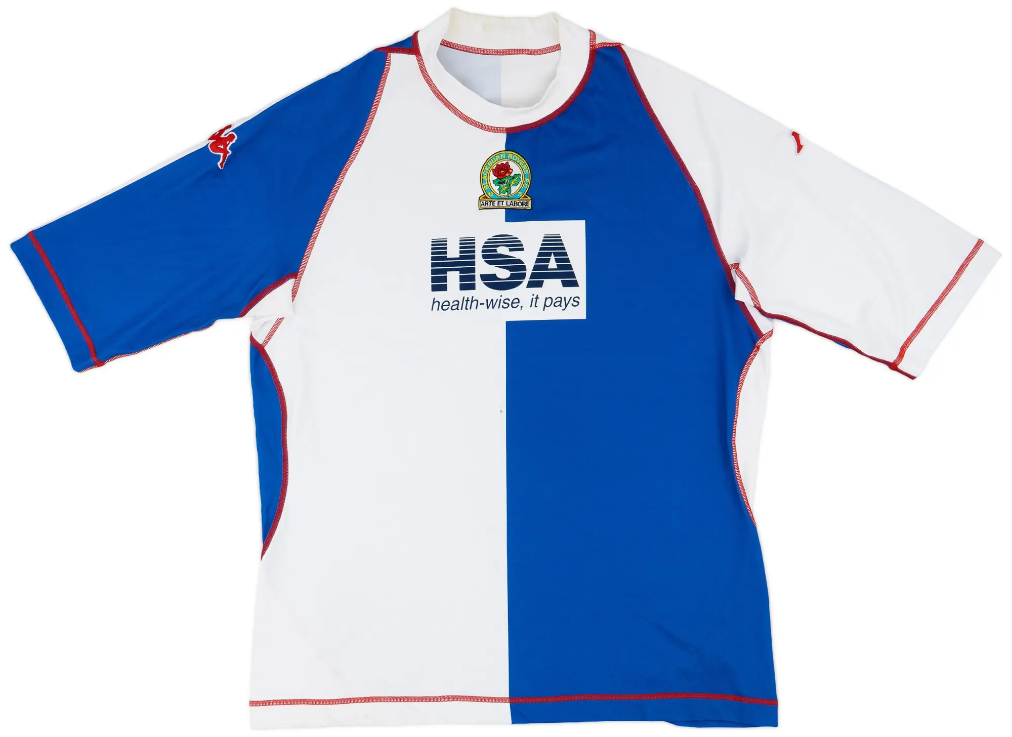 Kappa 2003-04 Blackburn European Home Shirt - 6/10 - (XXL)