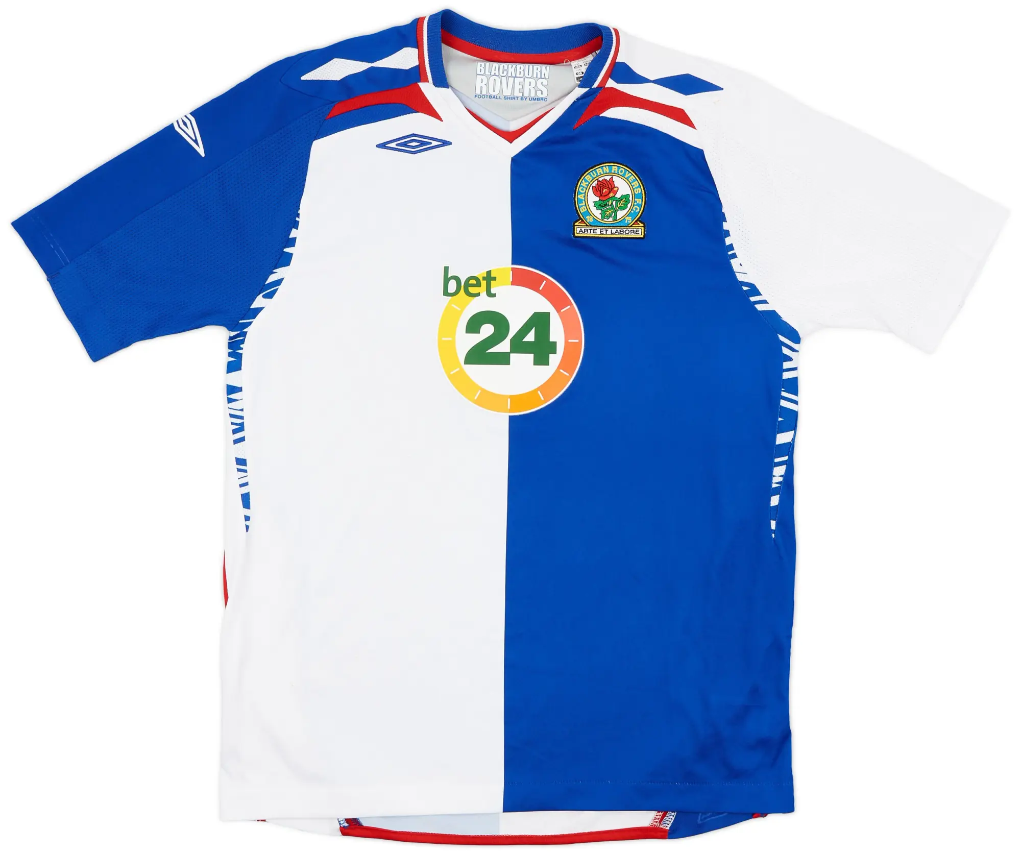 Umbro 2007-08 Blackburn Home Shirt - 6/10 - (XL.Boys)