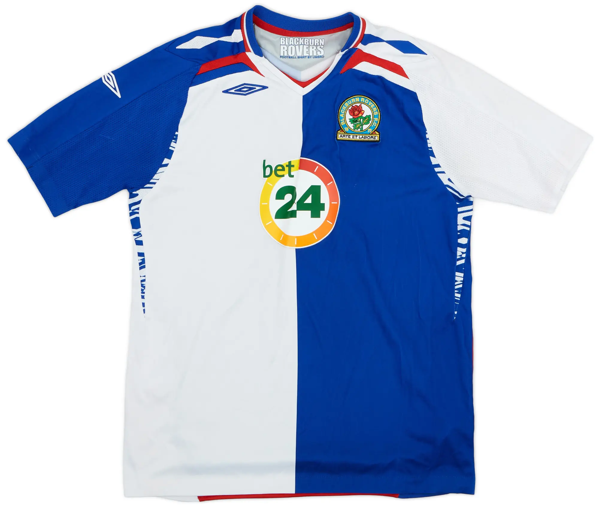 Umbro 2007-08 Blackburn Home Shirt - 7/10 - (XL.Boys)