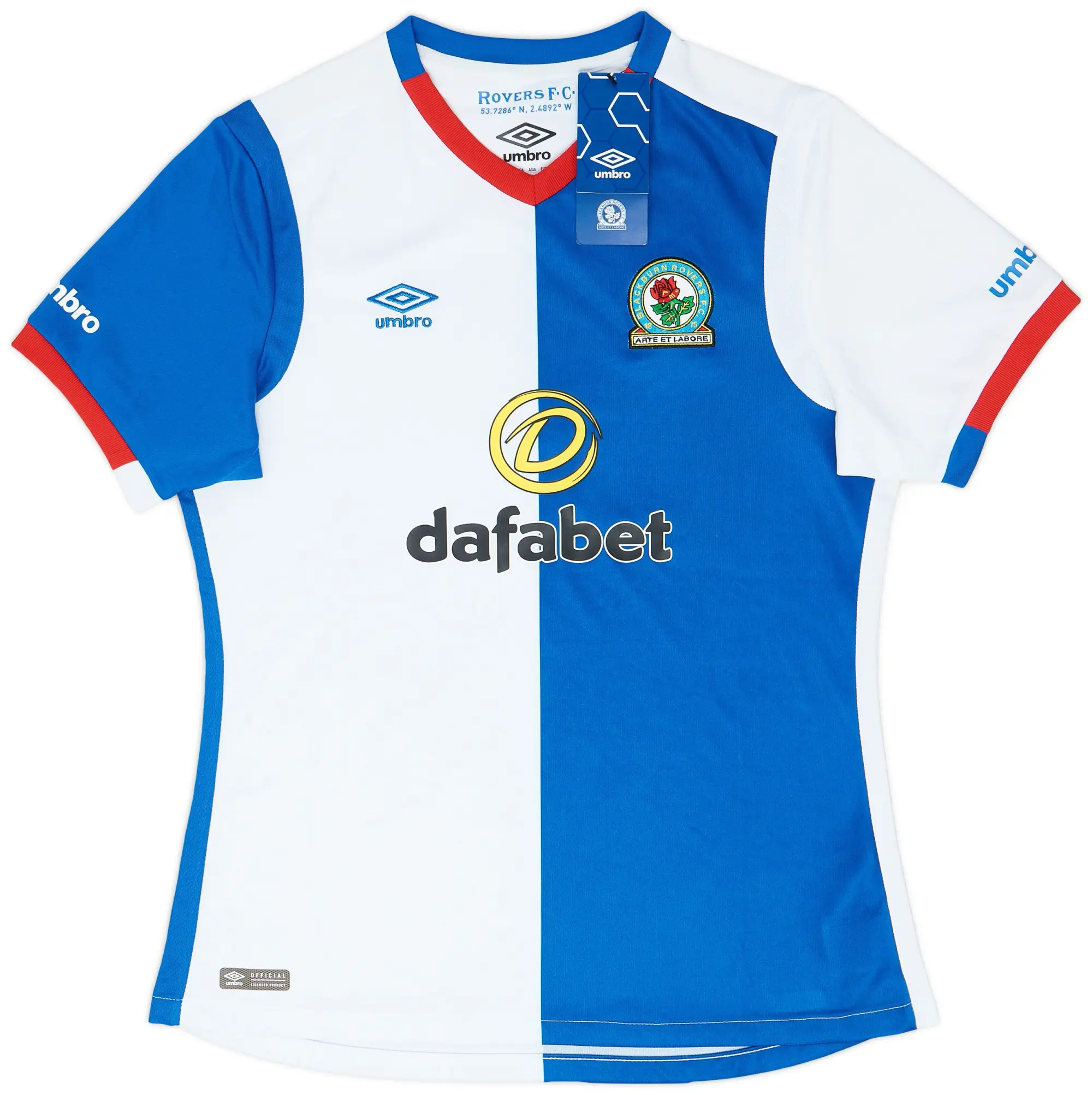Umbro 2016-17 Blackburn Home Shirt (Women's L)
