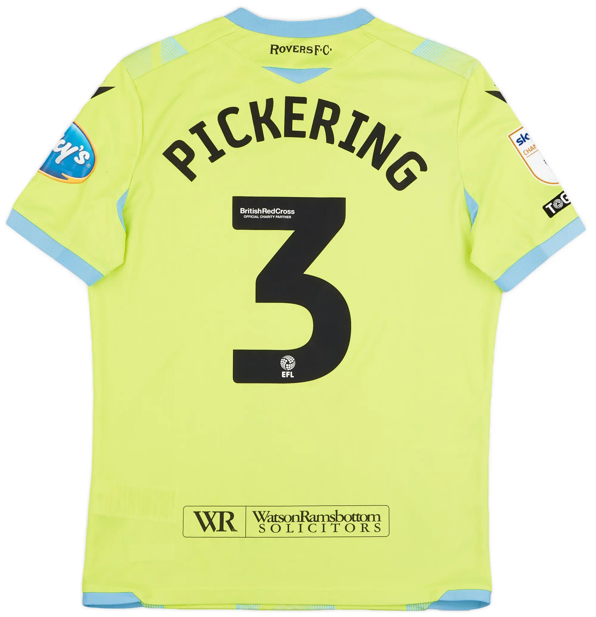 Macron 2023-24 Blackburn Match Issue Third Shirt Pickering #3