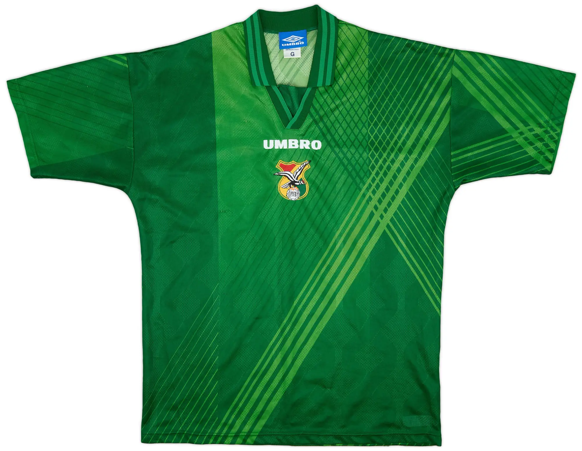Umbro 1996-97 Bolivia Home Shirt - 9/10 - (L)