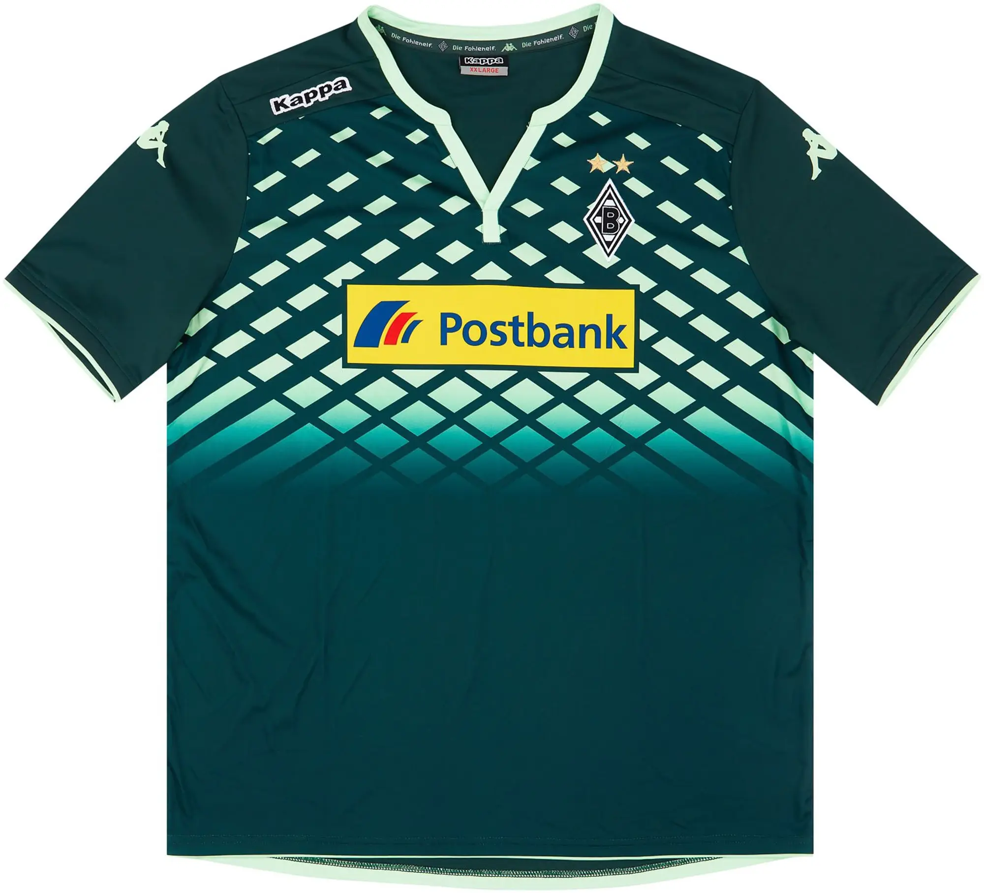 Kappa 2015-16 Borussia Monchengladbach Away Shirt - 8/10 - (XXL)