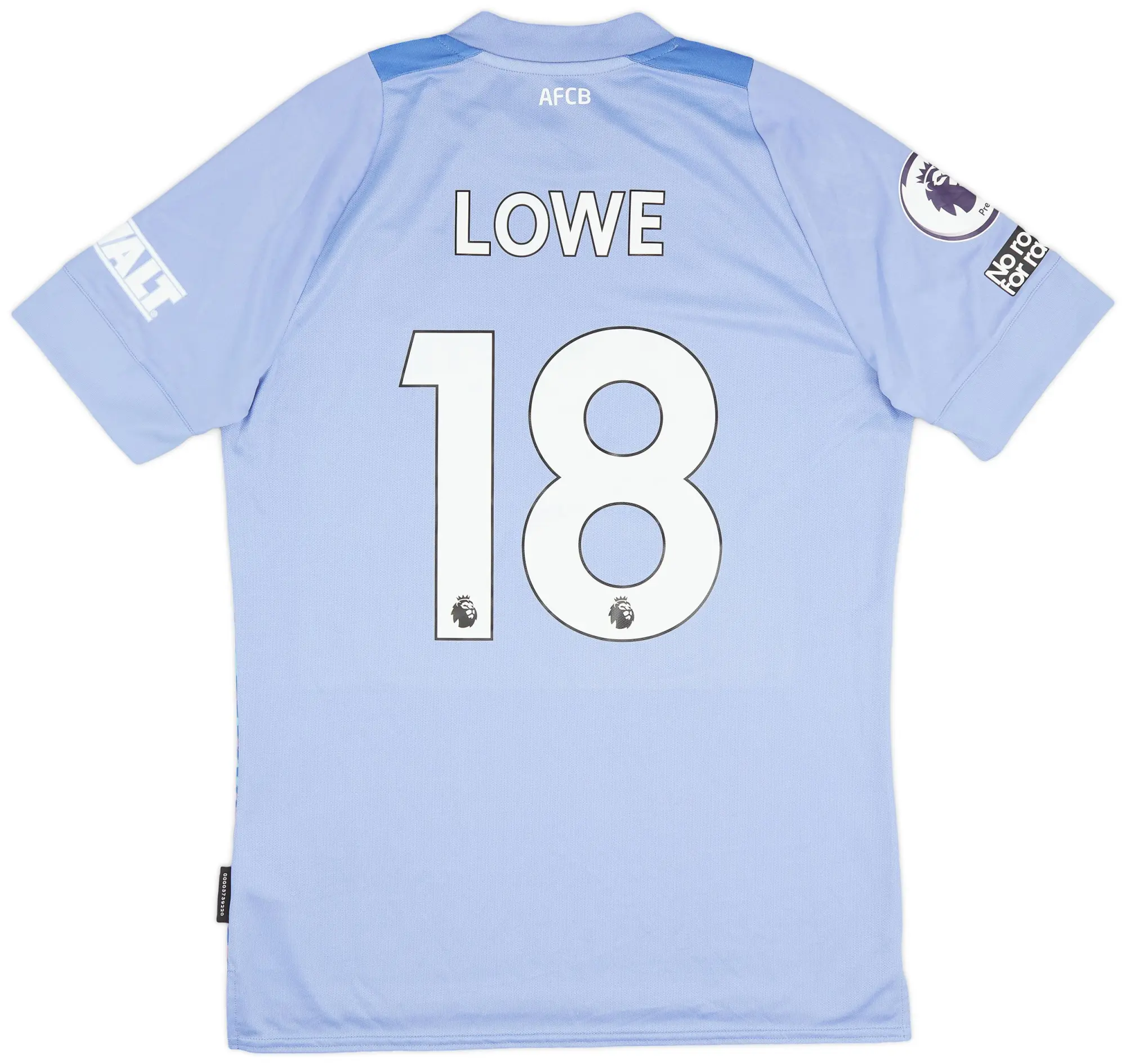 Umbro 2022-23 Bournemouth Match Issue Away Shirt Lowe #18