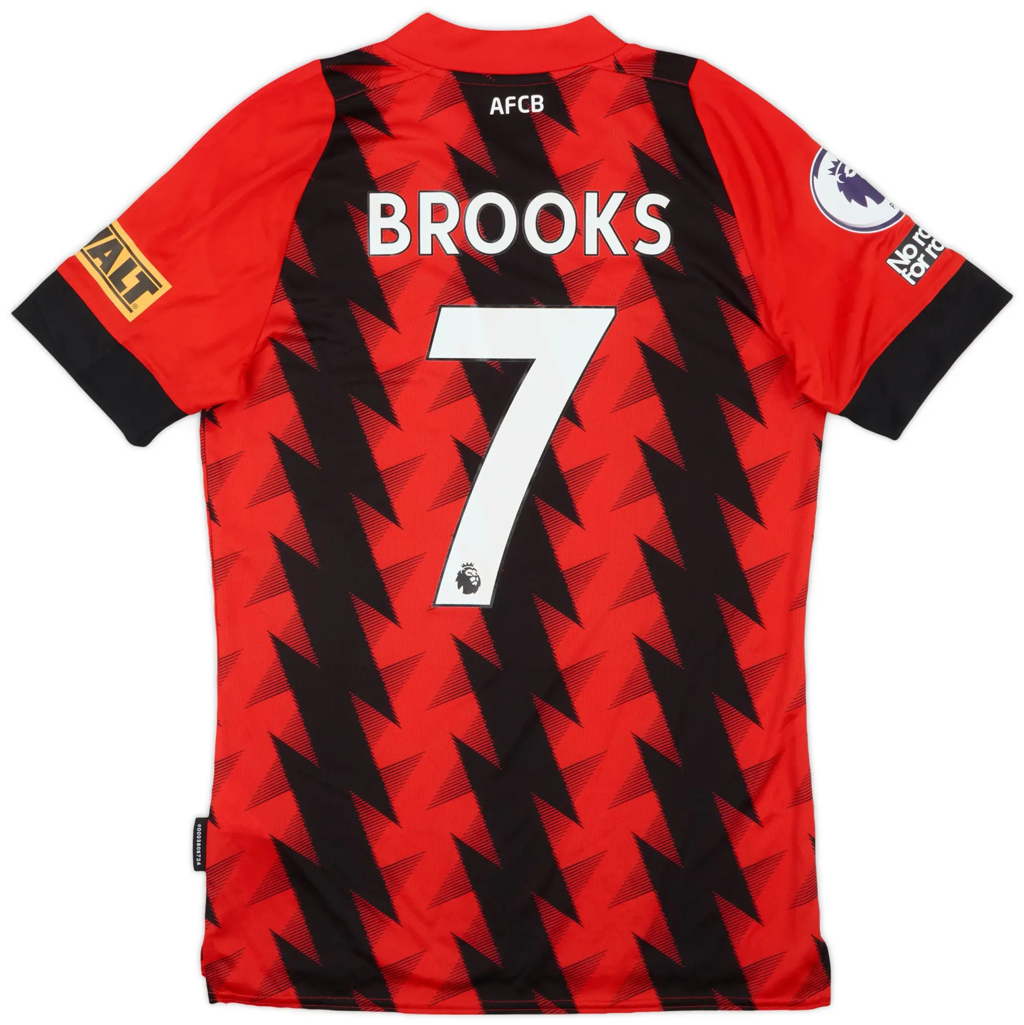 Umbro 2022-23 Bournemouth Match Issue Home Shirt Brooks #7