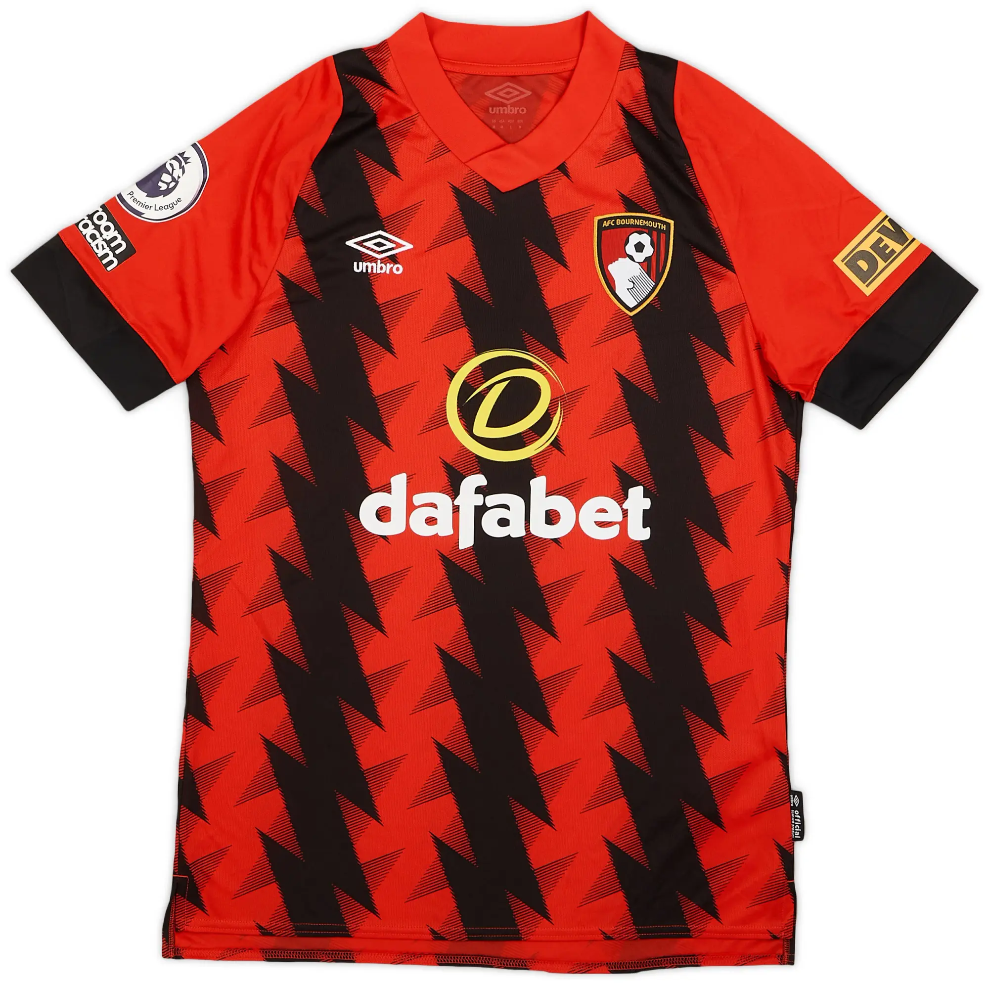 Umbro 2022-23 Bournemouth Match Issue Home Shirt Brooks #7