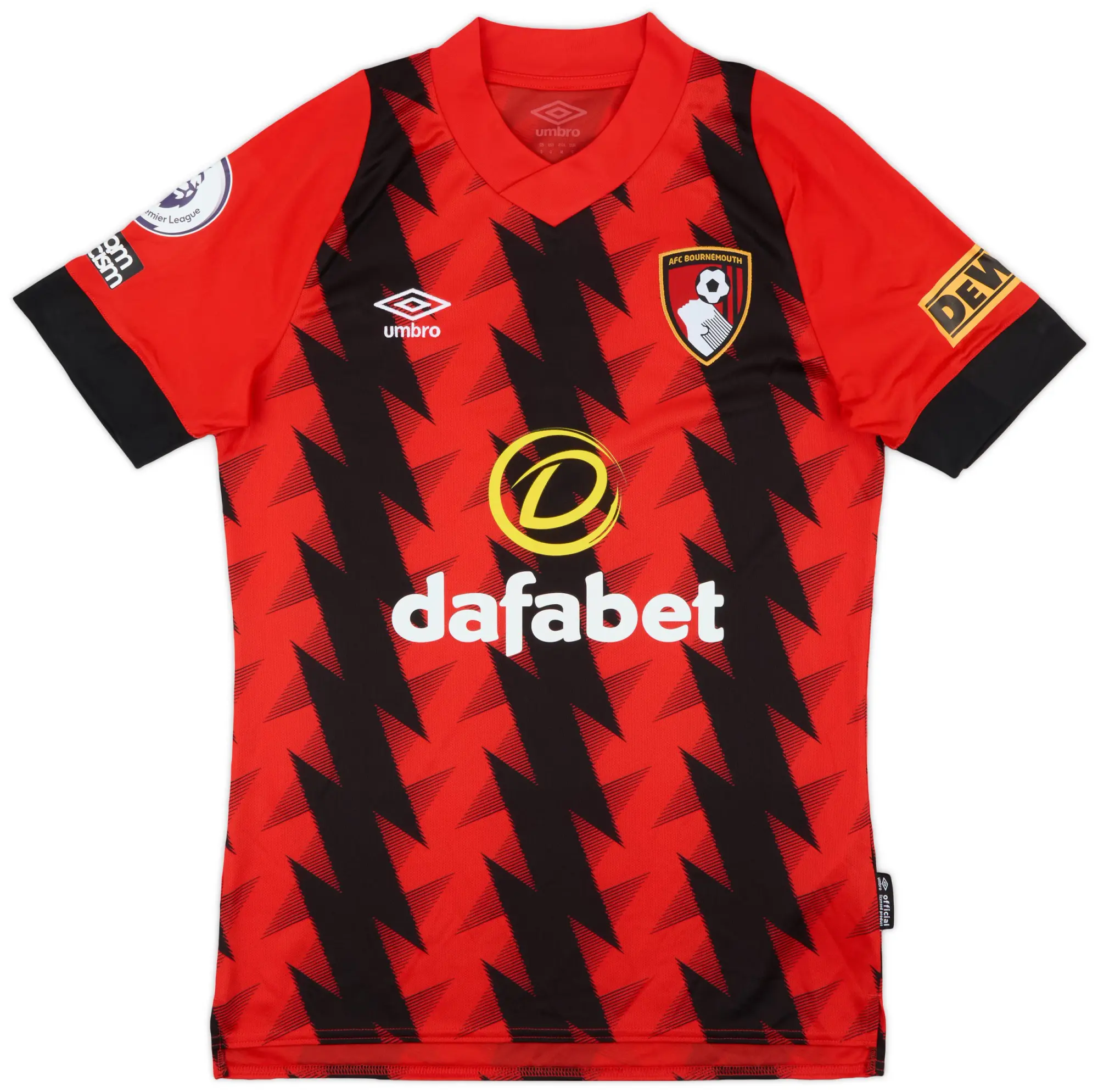 Umbro 2022-23 Bournemouth Match Issue Home Shirt Brooks #7