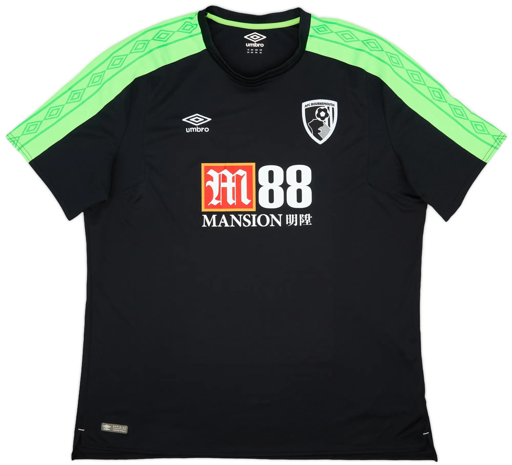 Umbro 2017-18 Bournemouth Third Shirt - 9/10 - (3XL)