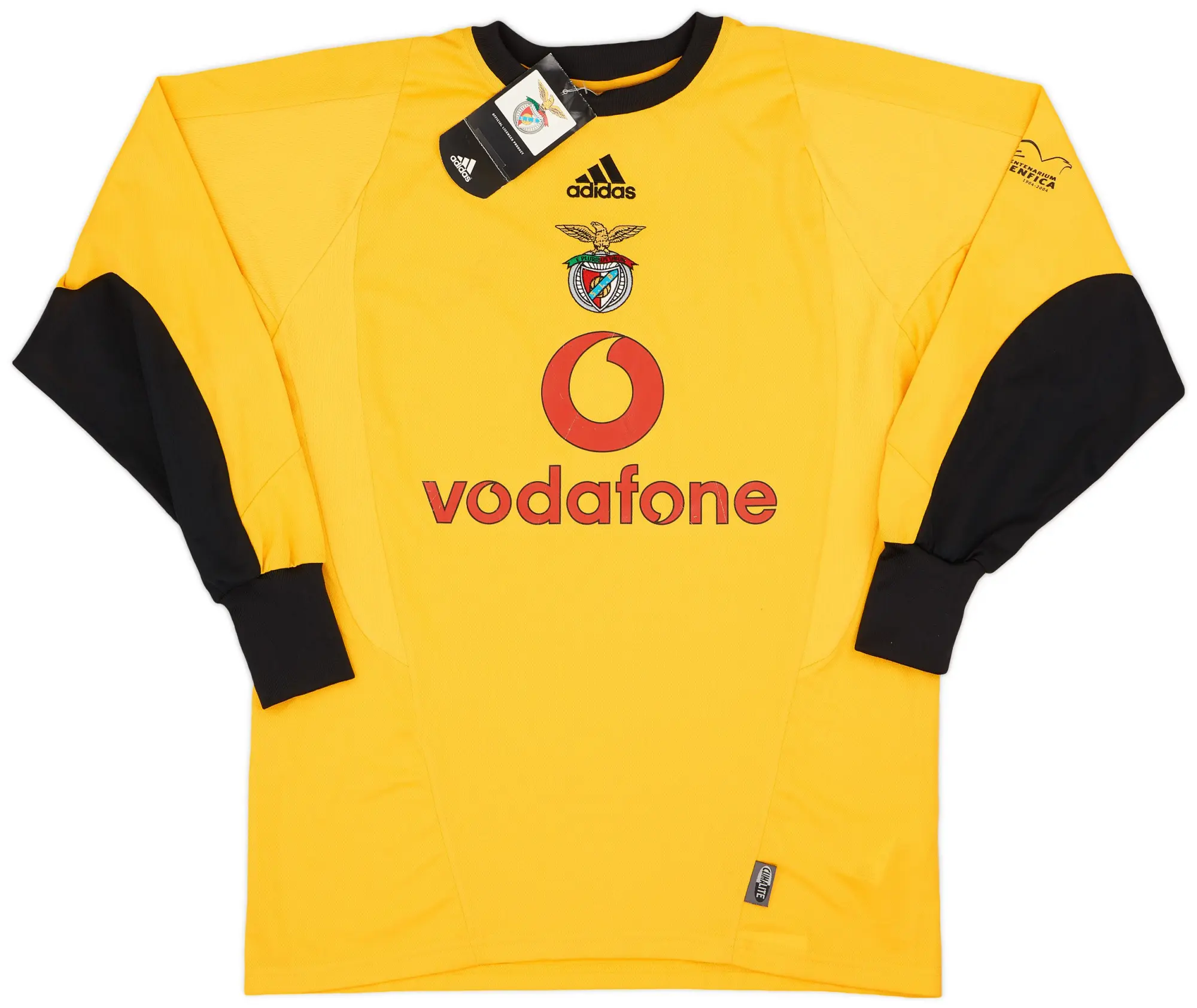 adidas 2003-05 Benfica Centenary GK Shirt (S)