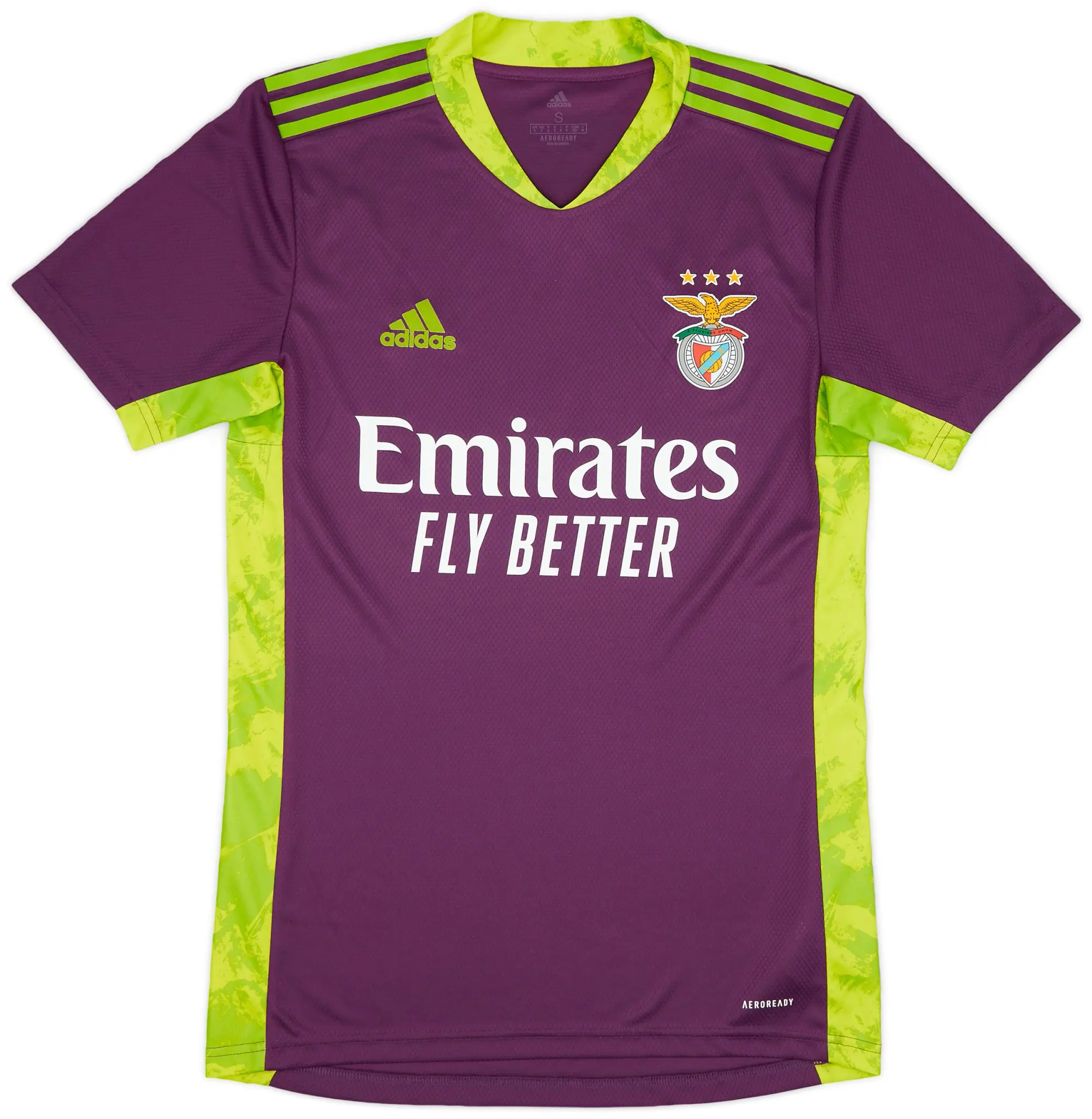 adidas 2020-21 Benfica GK S/S Shirt - 10/10 - (S)