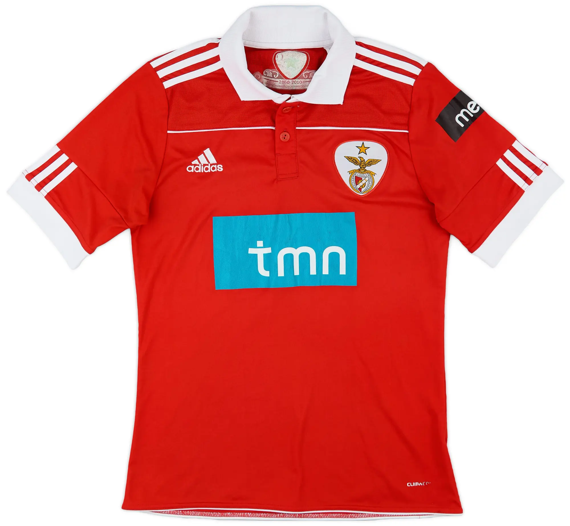 adidas 2010-11 Benfica Home Shirt - 7/10 - (S)