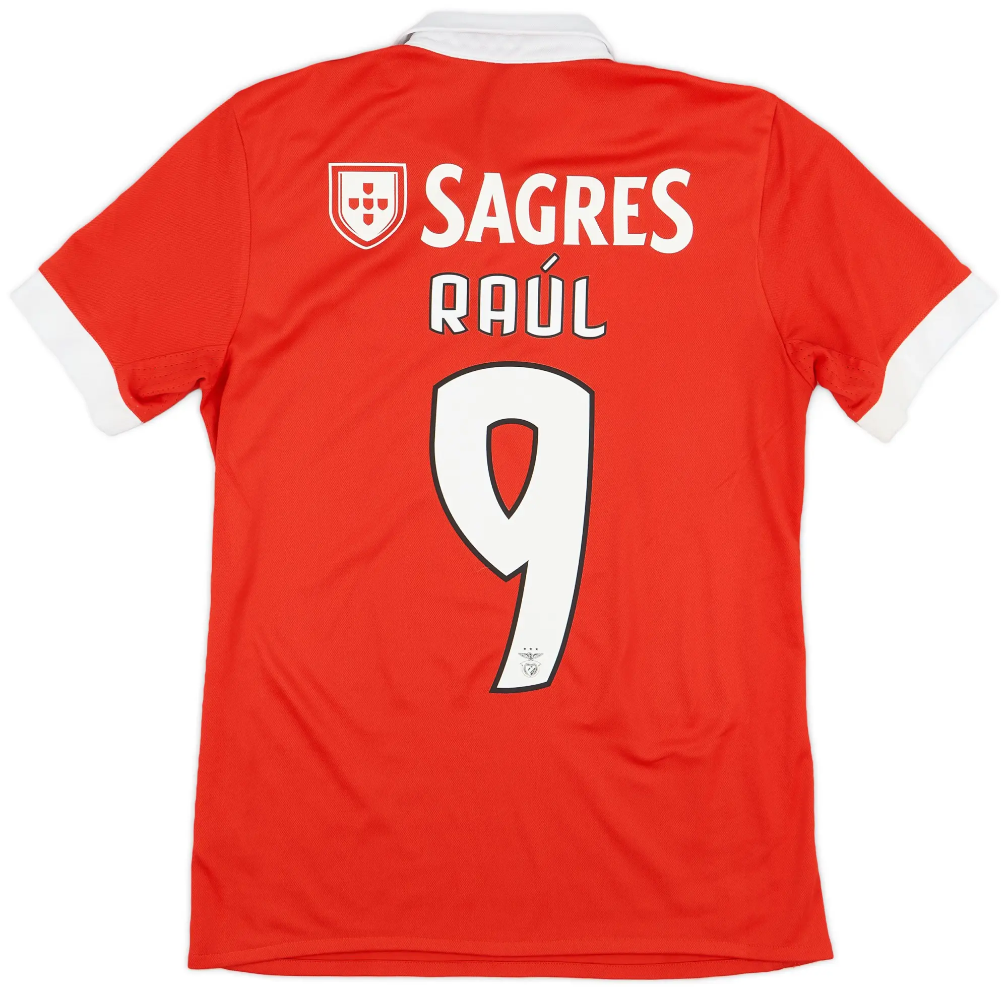 adidas 2017-18 Benfica Home Shirt Raul #9 - 8/10 - (S)