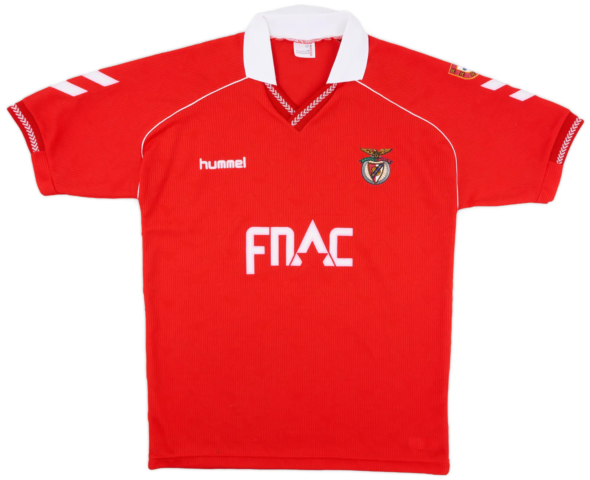 Hummel 1991-92 Benfica Home Shirt - 8/10 - (XXL)