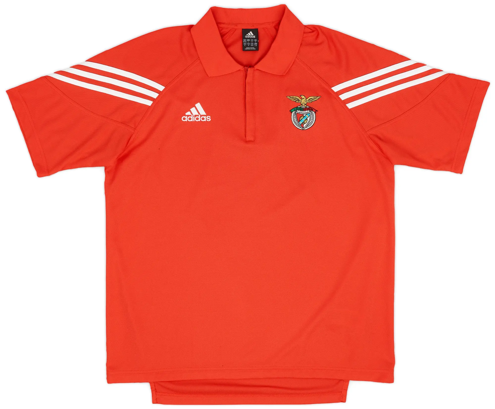 2003-04 Benfica adidas 1/4 Zip Training Shirt - 8/10 - (L)