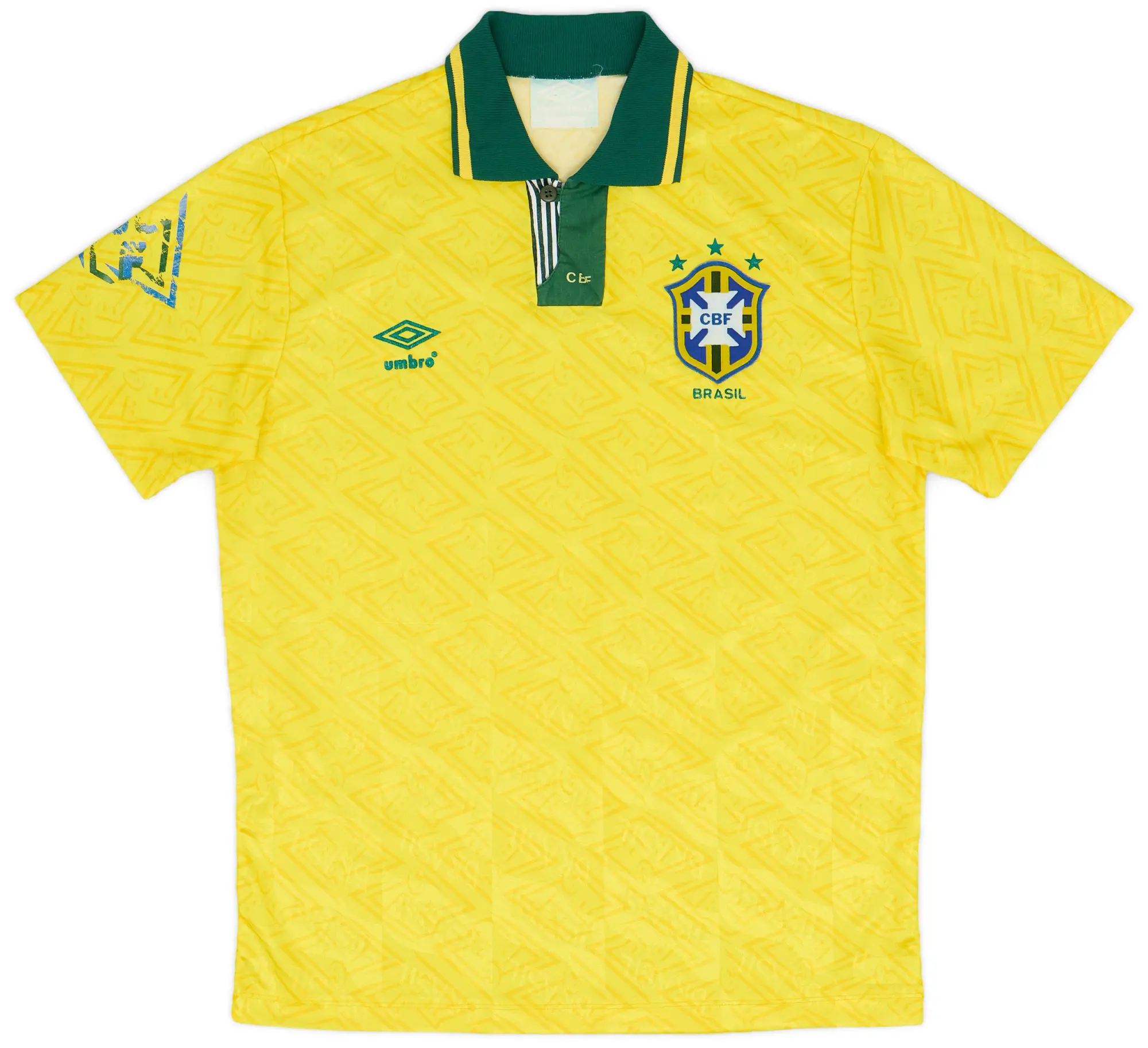 Umbro 1991-93 Brazil Home Shirt - 6/10 - (L)