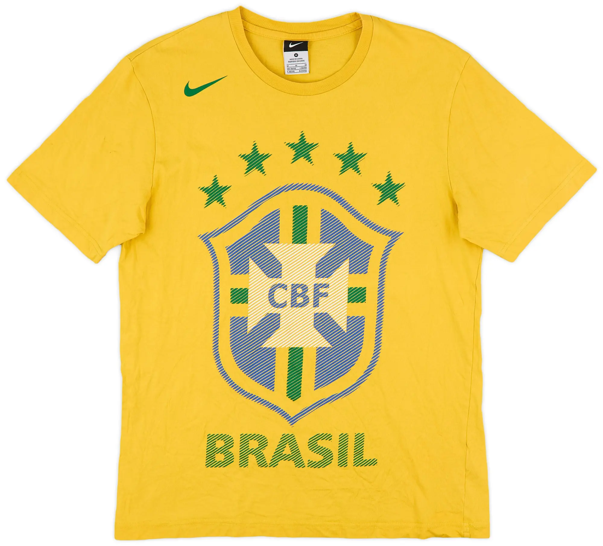 2010-11 Brazil Nike Graphic Tee - 8/10 - (M)