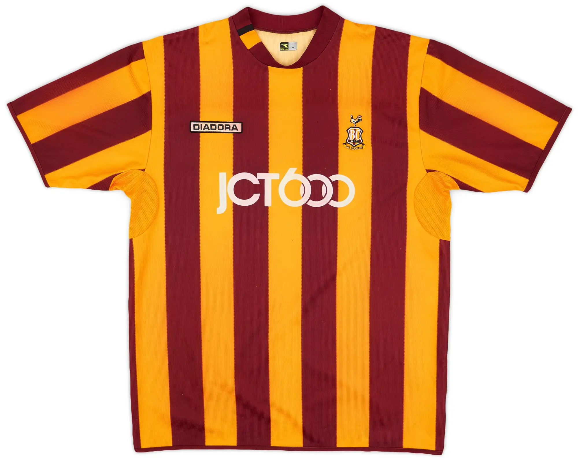 Diadora 2004 Bradford City Home Shirt - 7/10 - (L)