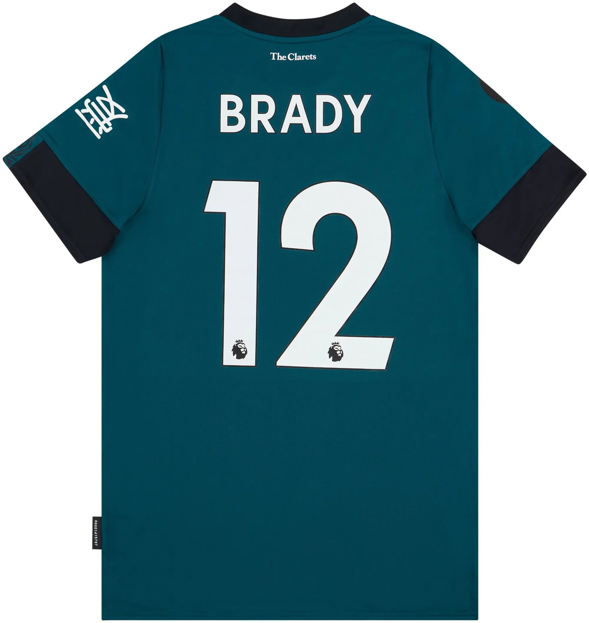 Umbro 2019-20 Burnley Match Issue Third Shirt Brady #12