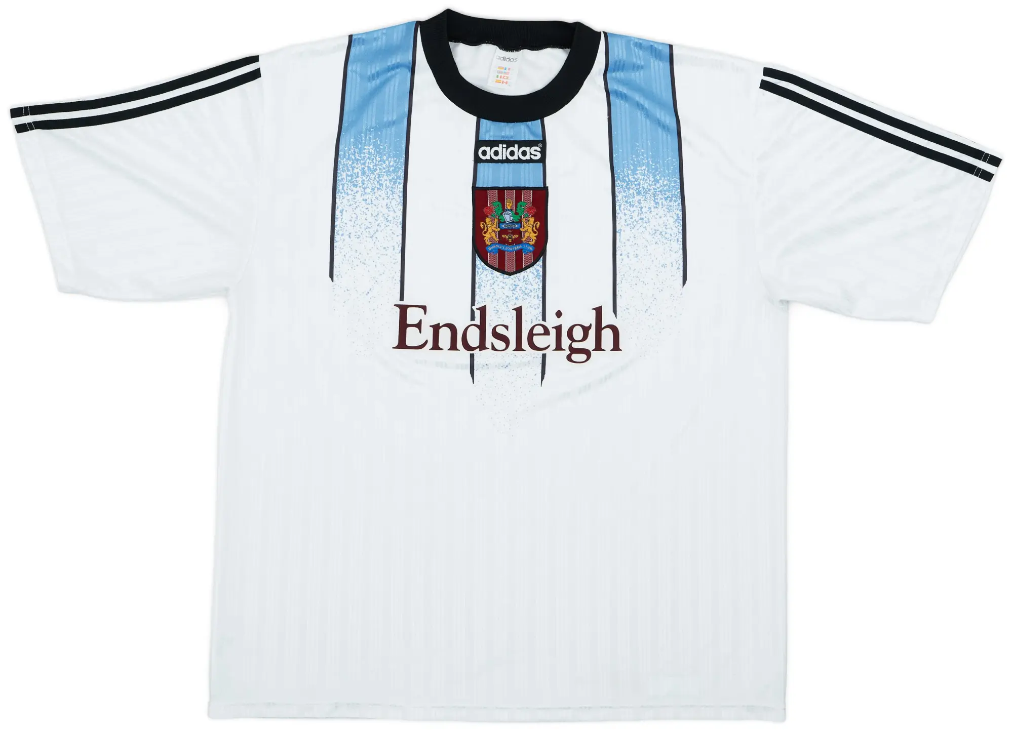 adidas 1997-98 Burnley Away Shirt - 9/10 - (XXL)