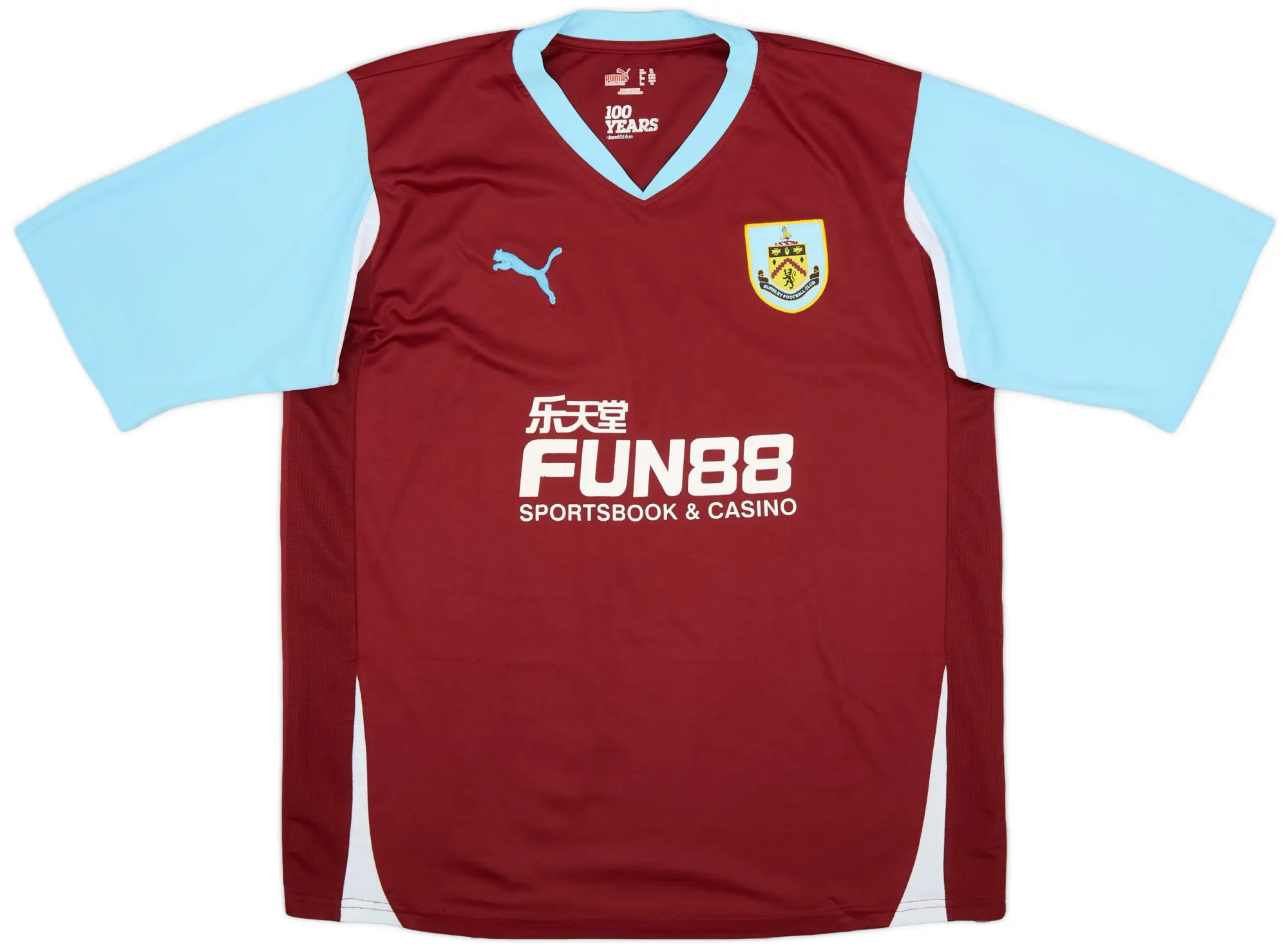 Puma 2010-11 Burnley Home Shirt - 7/10 - (XL)