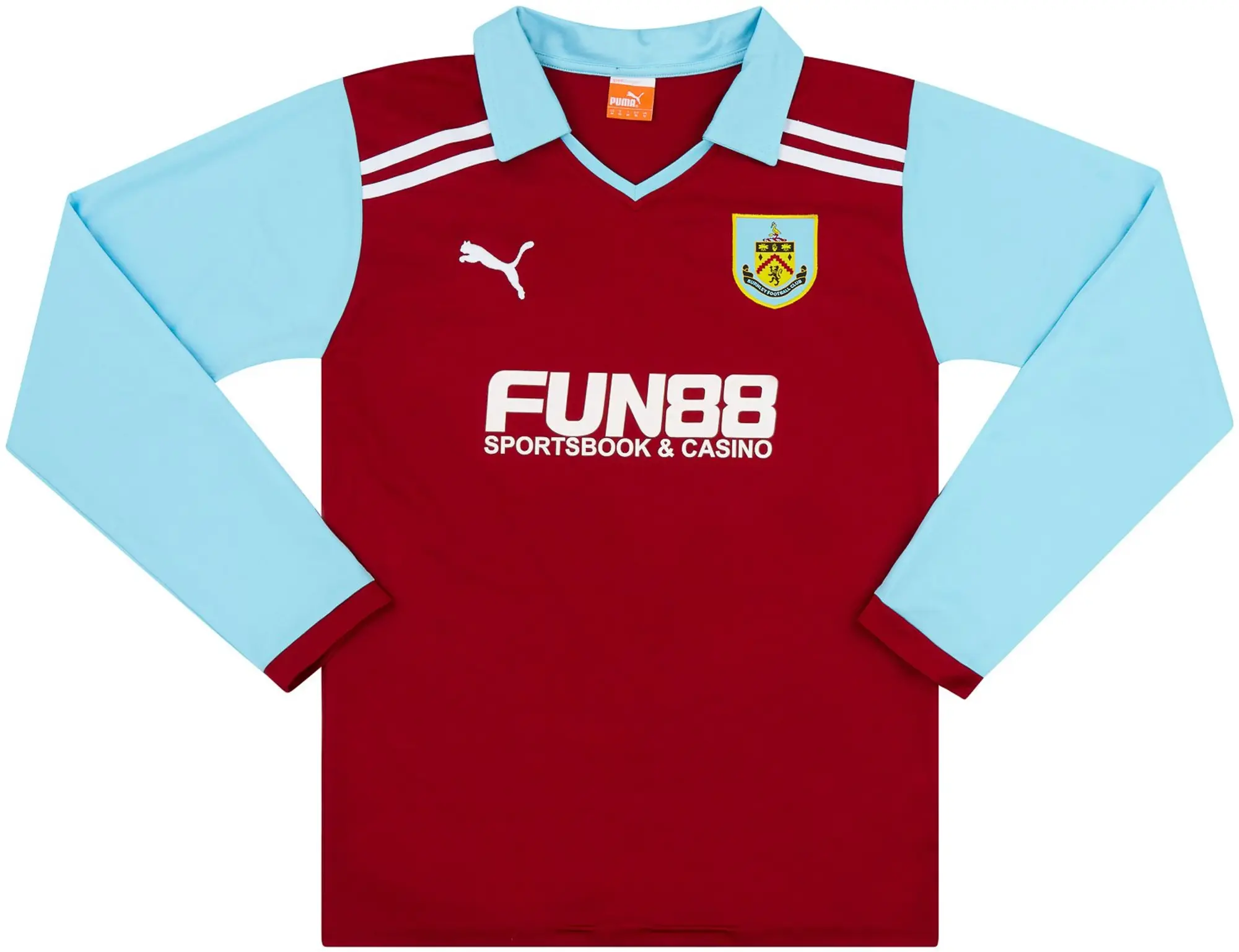 Puma 2011-12 Burnley Home L/S Shirt - 6/10 - (M)