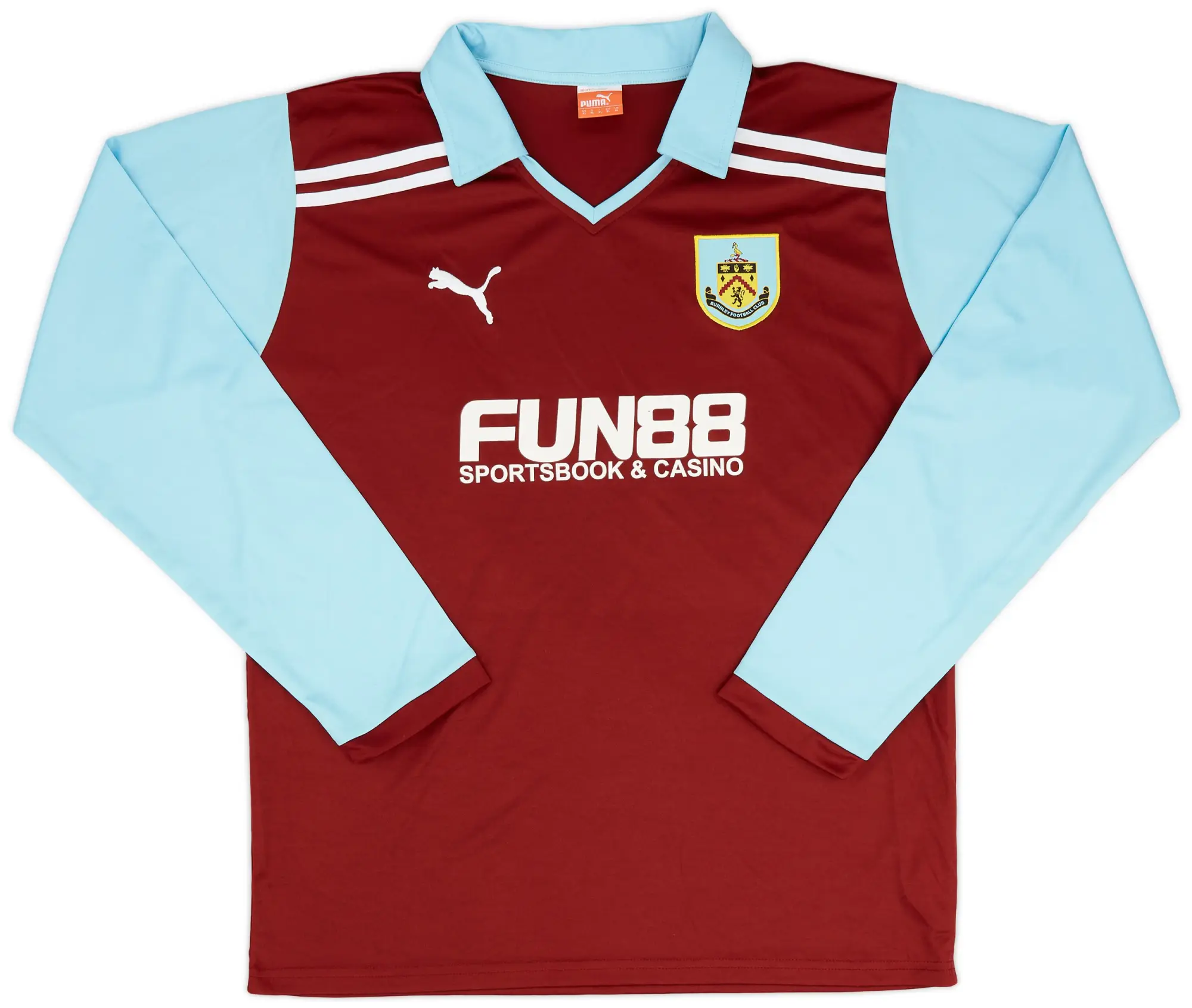 Puma 2011-12 Burnley Home L/S Shirt - 9/10 - (XL)