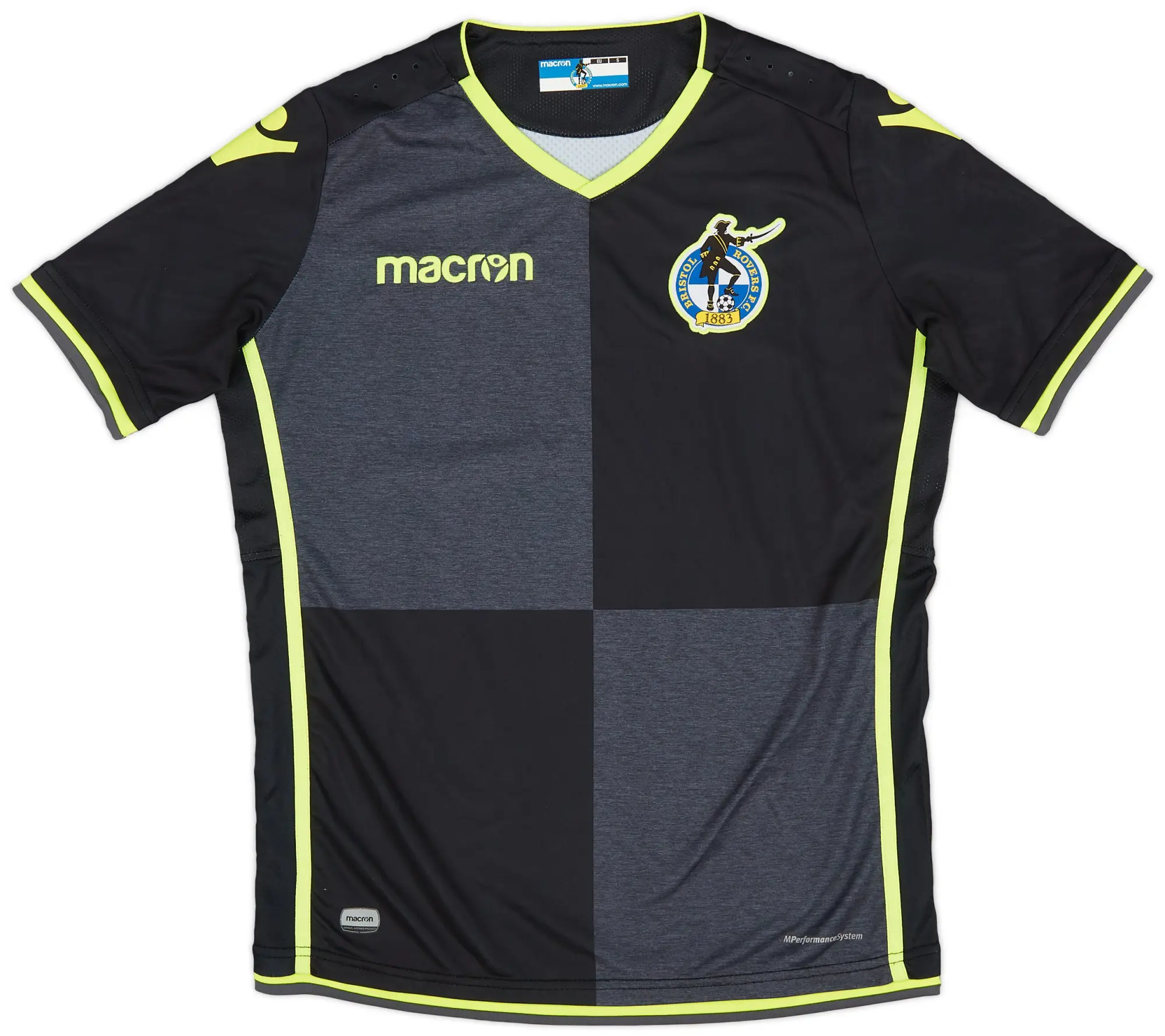 Macron 2017-18 Bristol Rovers Away Shirt - 9/10 - (S)