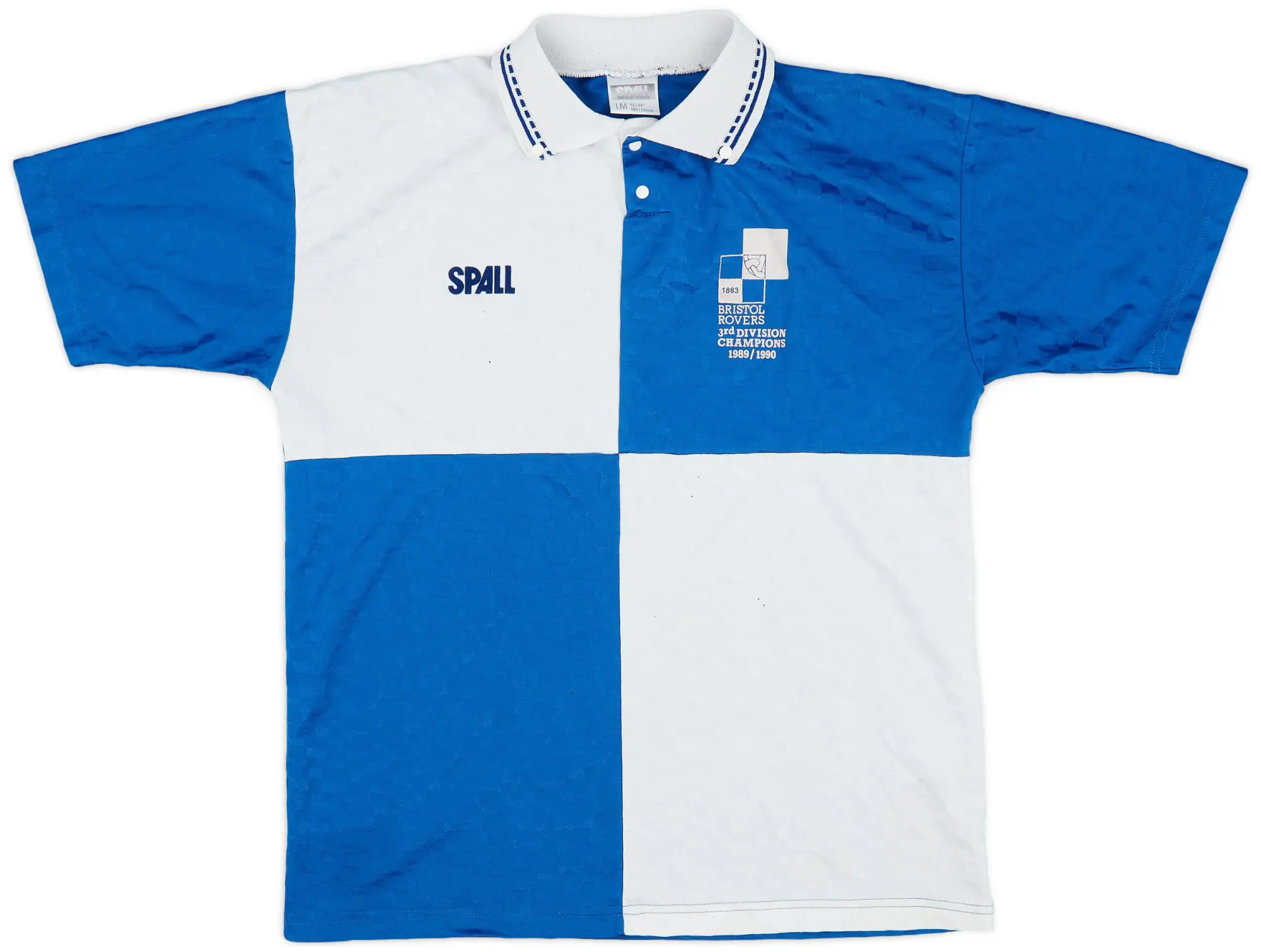 1990-91 Bristol Rovers 'Champions' Home Shirt - 6/10 - (L)