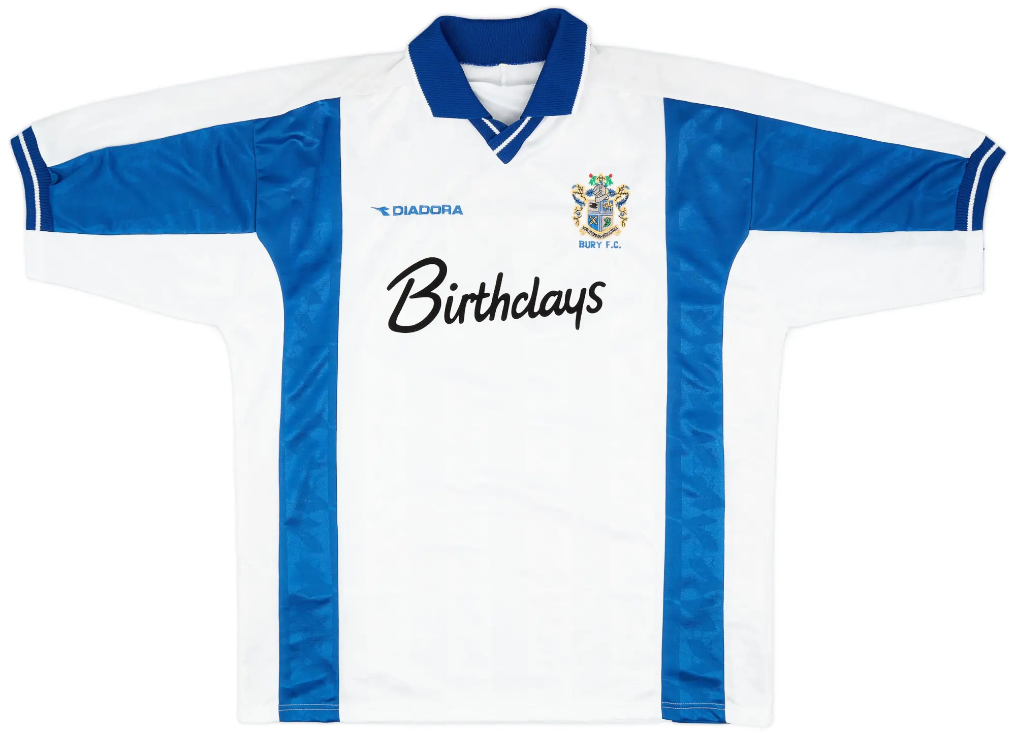Diadora 1999-01 Bury Home Shirt - 9/10 - (L)