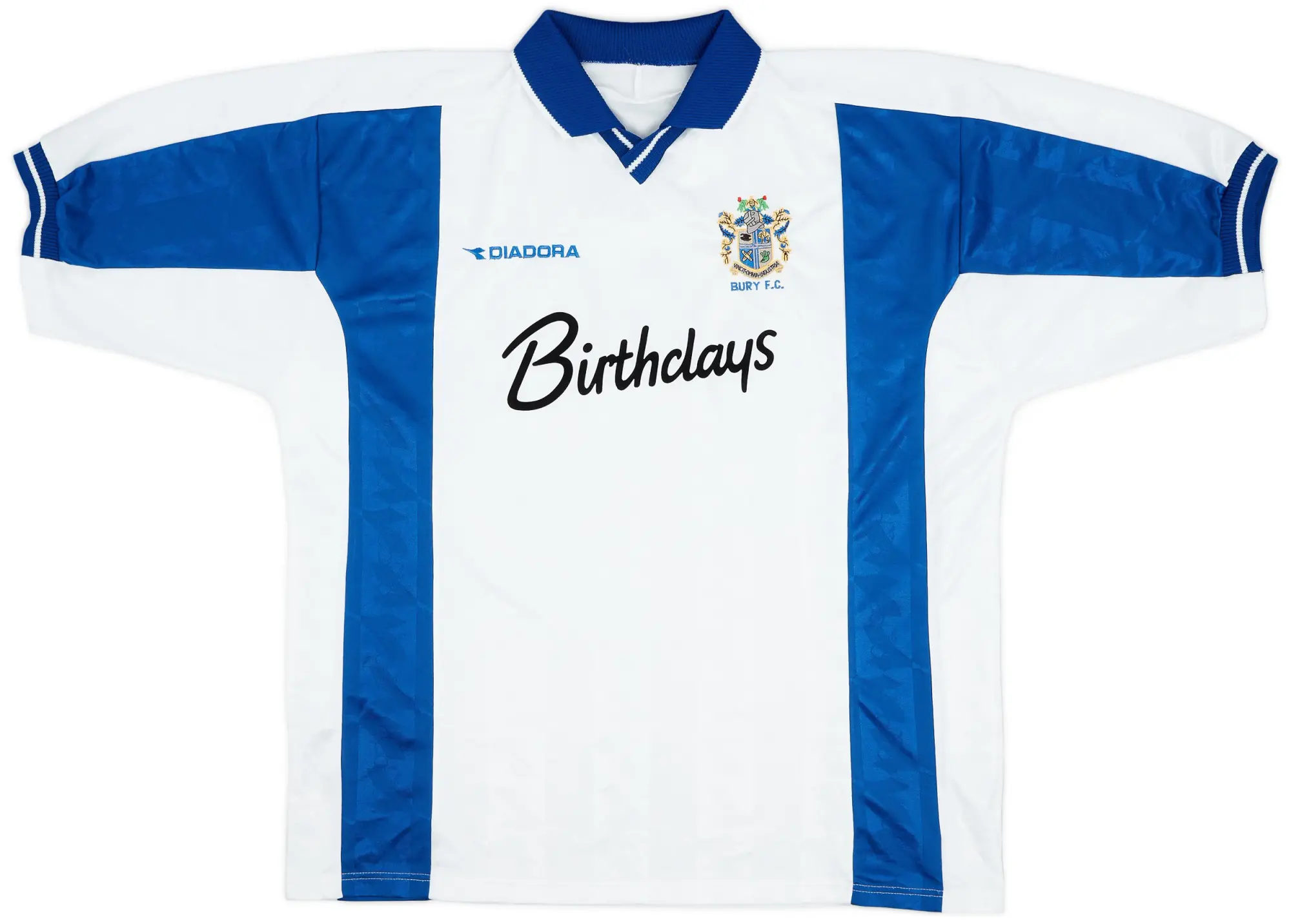Diadora 1999-01 Bury Home Shirt - 9/10 - (L)