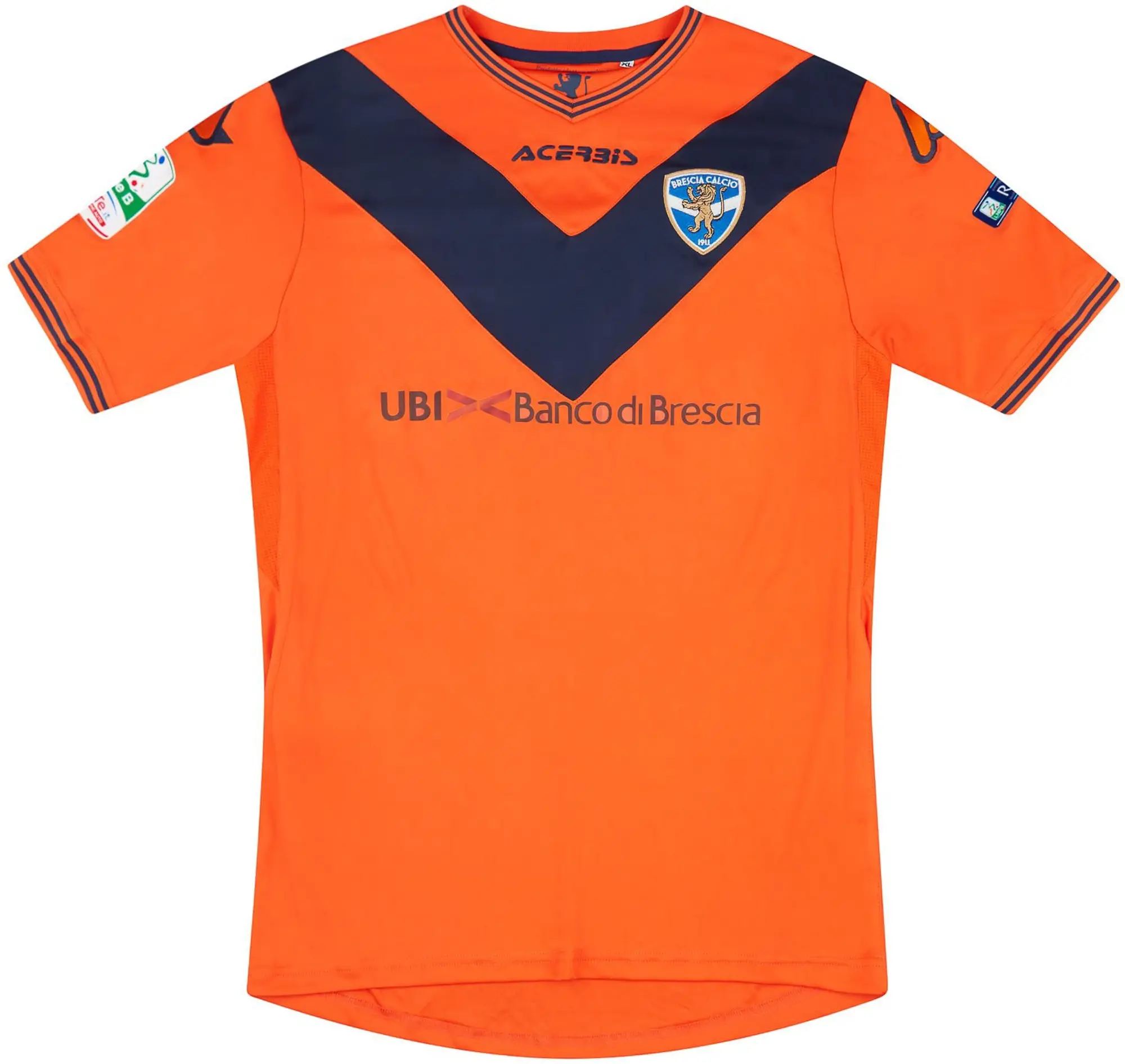 2016-17 Brescia Match Issue GK Shirt Minelli #15