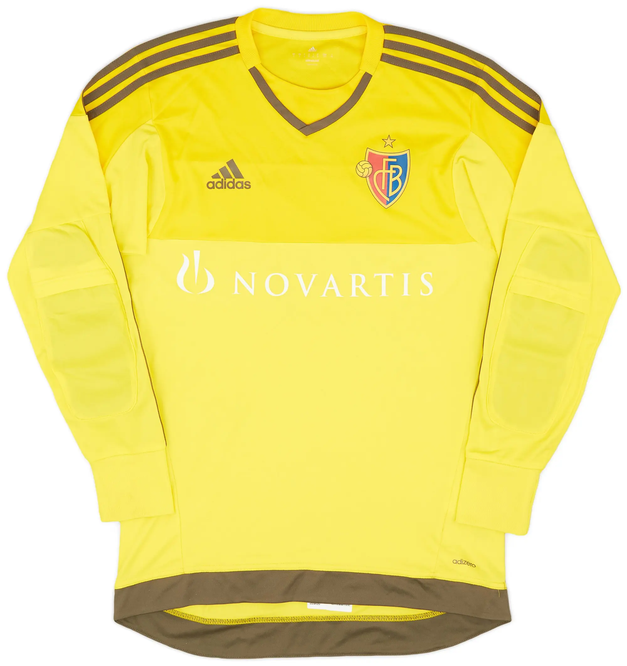 adidas 2014-15 FC Basel 'Signed' GK Shirt - 8/10 - (S)