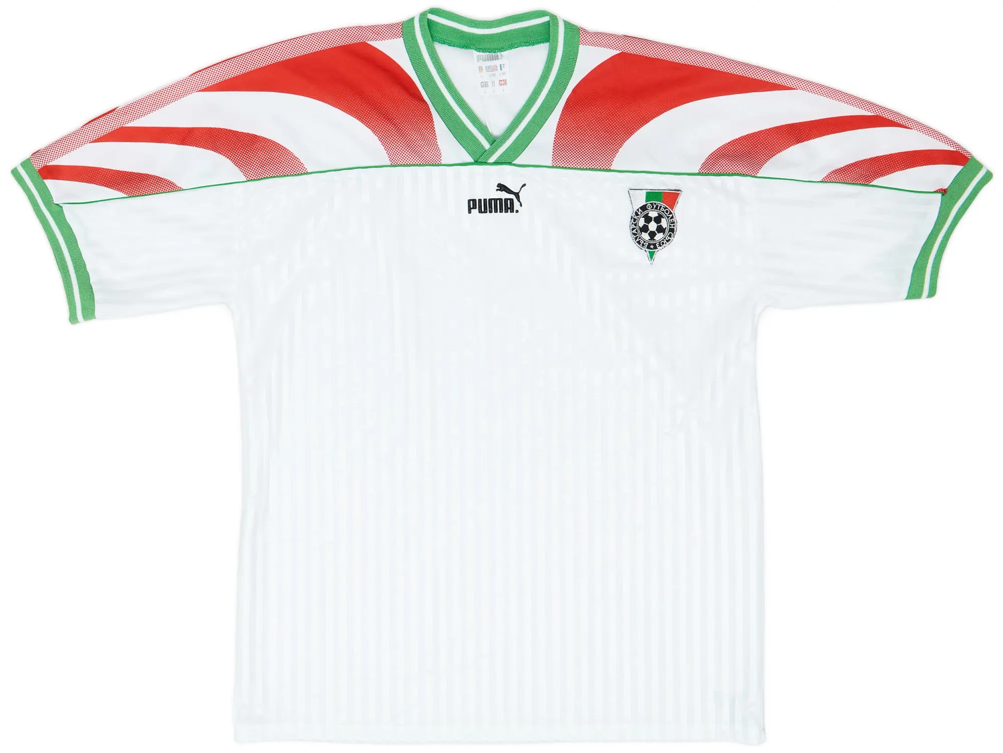 Puma 1995-96 Bulgaria Home Shirt - 9/10 - (L)