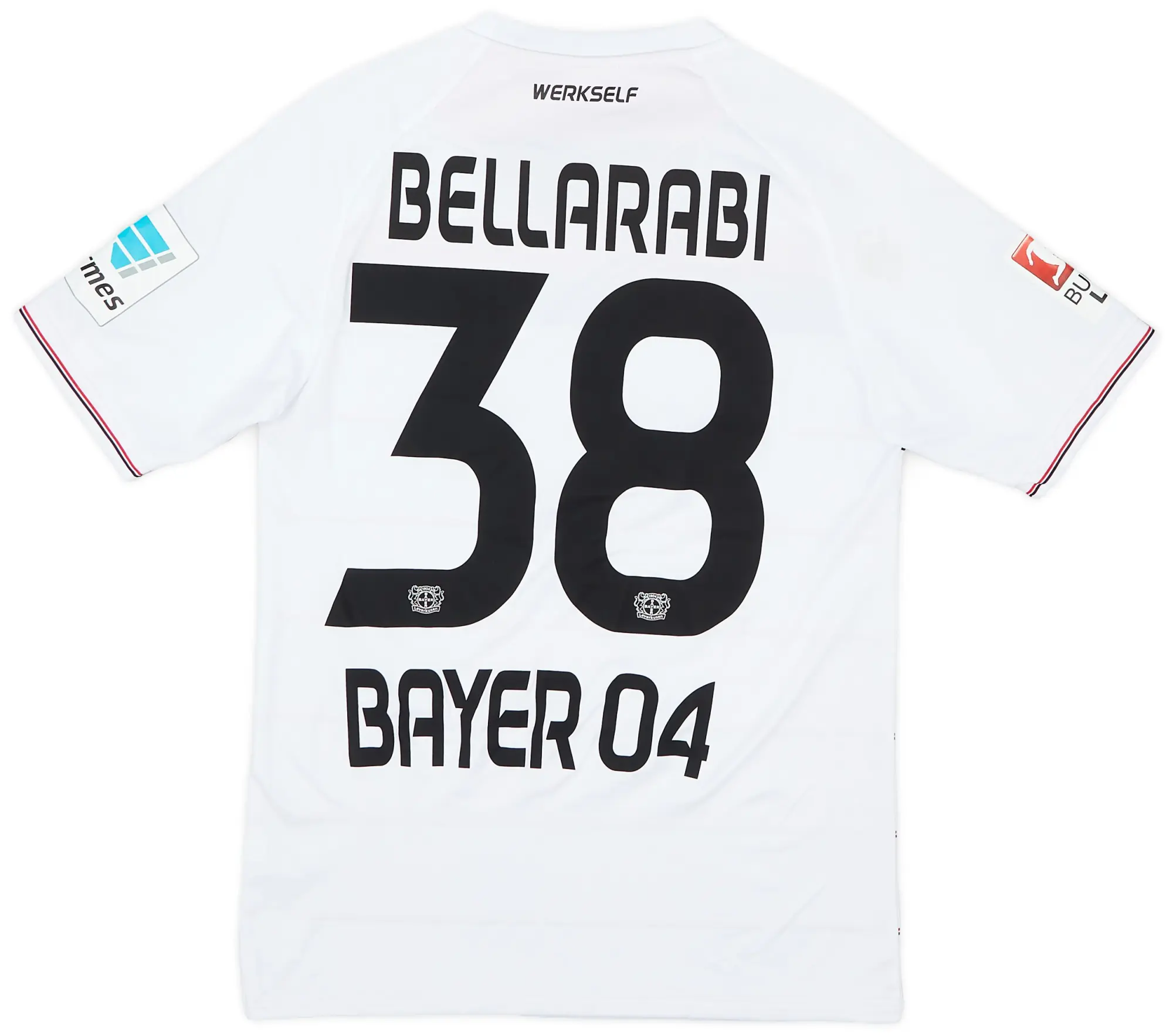 Jako 2017-18 Bayer Leverkusen Third Shirt Bellarabi #38 - 7/10 - (XS)