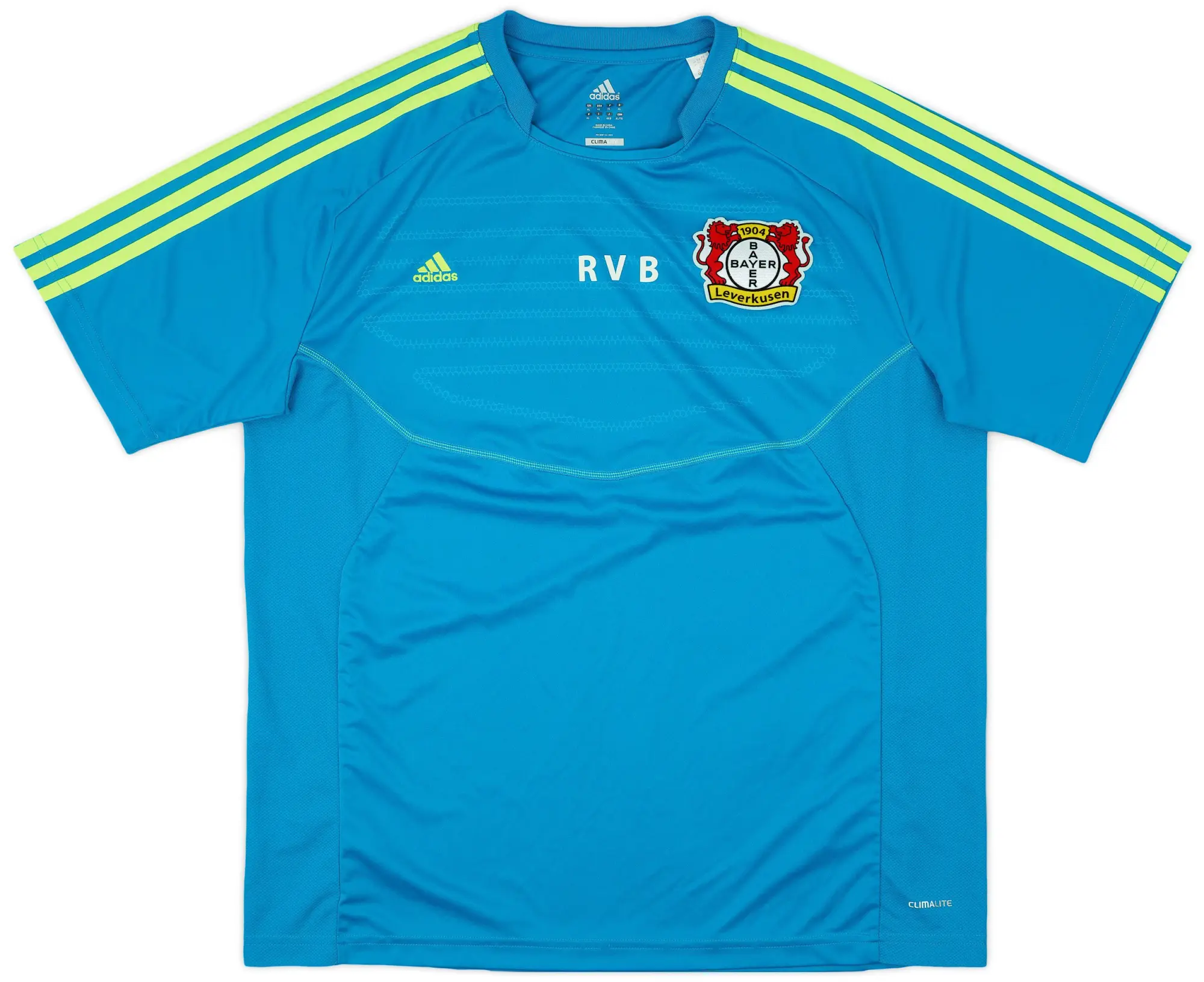 adidas 2011-12 Bayer Leverkusen Staff Issue Training Shirt RVB' - 8/10 - (XL)