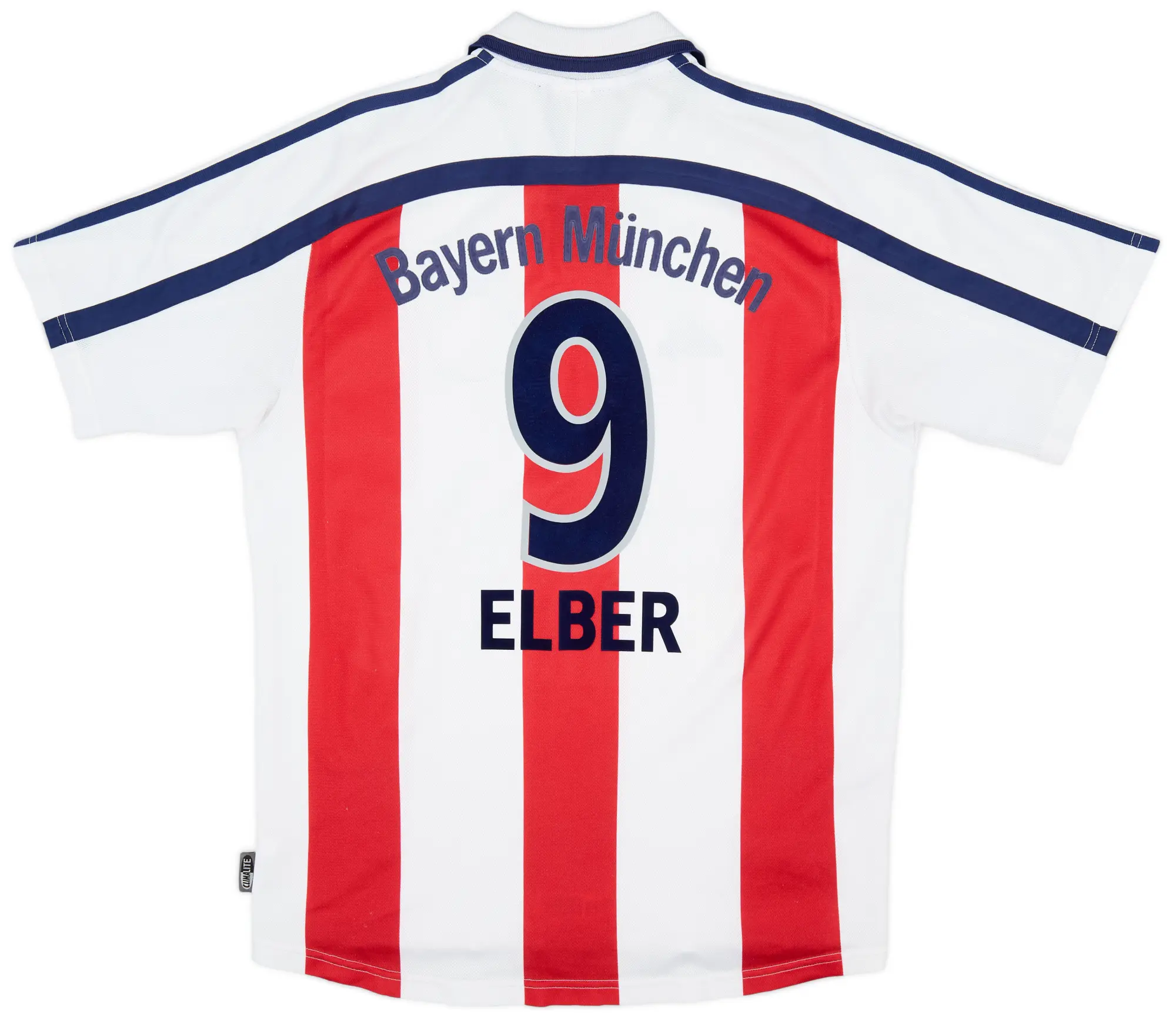 adidas 2000-01 Bayern Munich Away Shirt Elber #9 - 6/10 - (M)