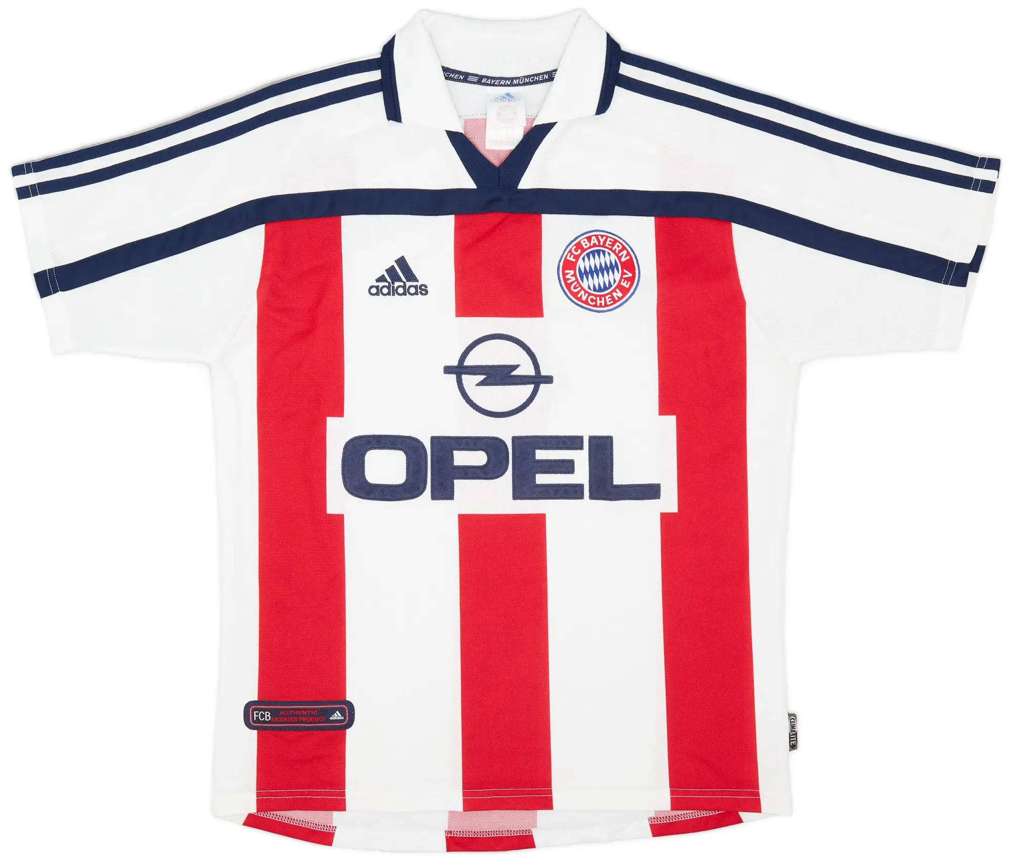 adidas 2000-01 Bayern Munich Away Shirt - 9/10 - (XL.Boys)