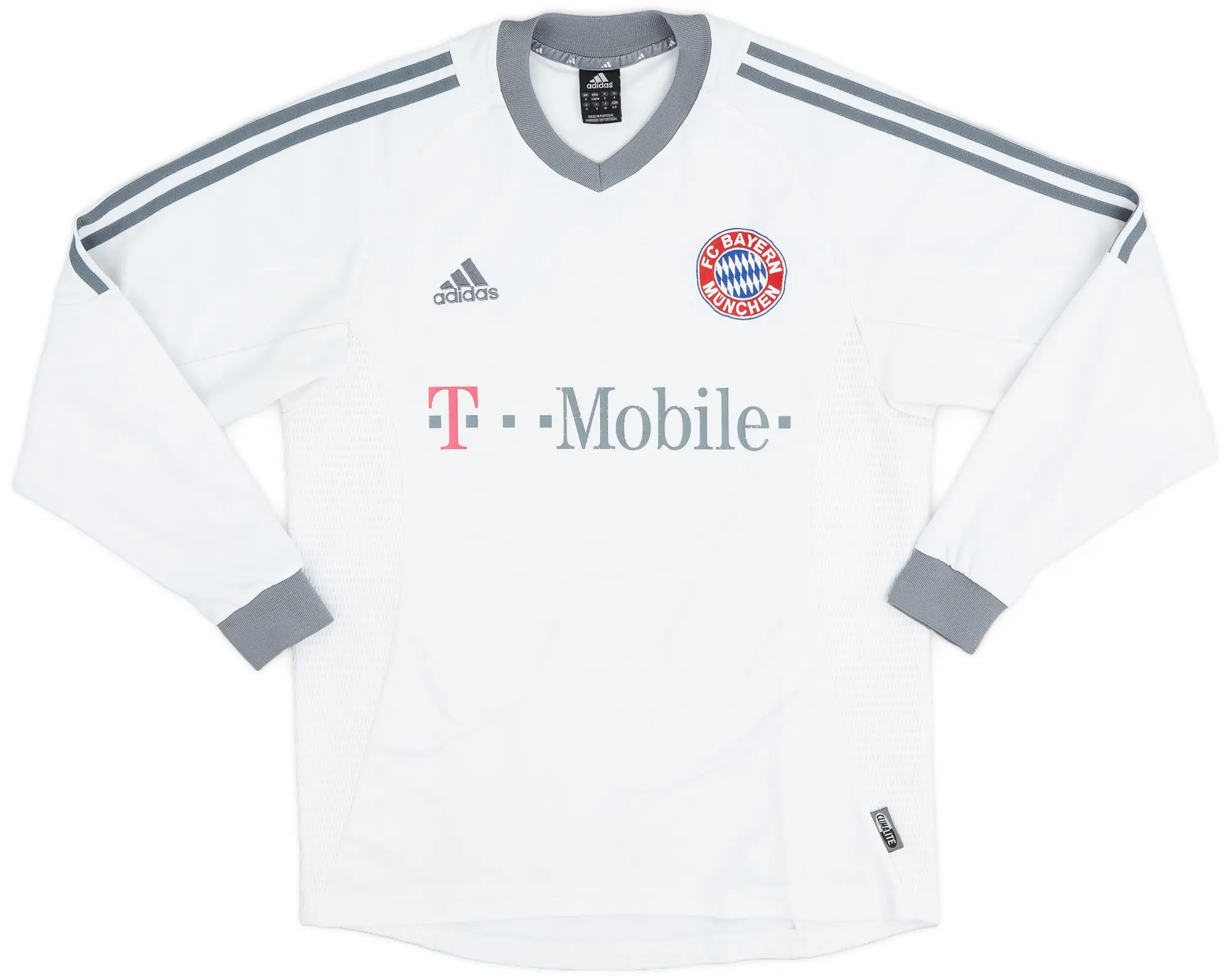 adidas 2002-03 Bayern Munich Away L/S Shirt - 5/10 - (S)