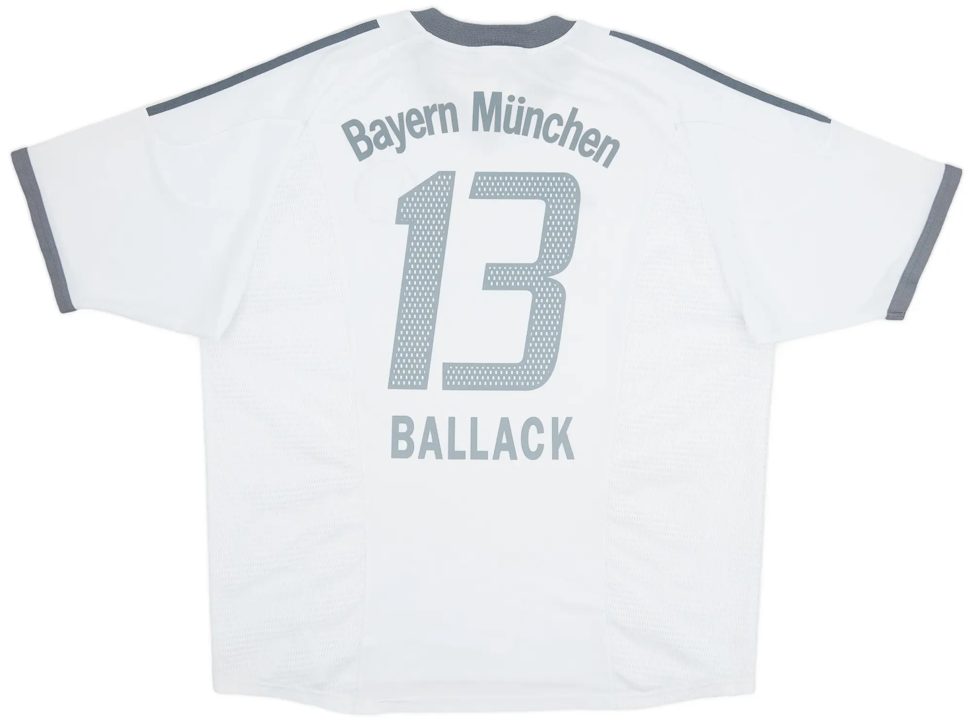adidas 2002-03 Bayern Munich Away Shirt Ballack #13 - 9/10 - (XXL)